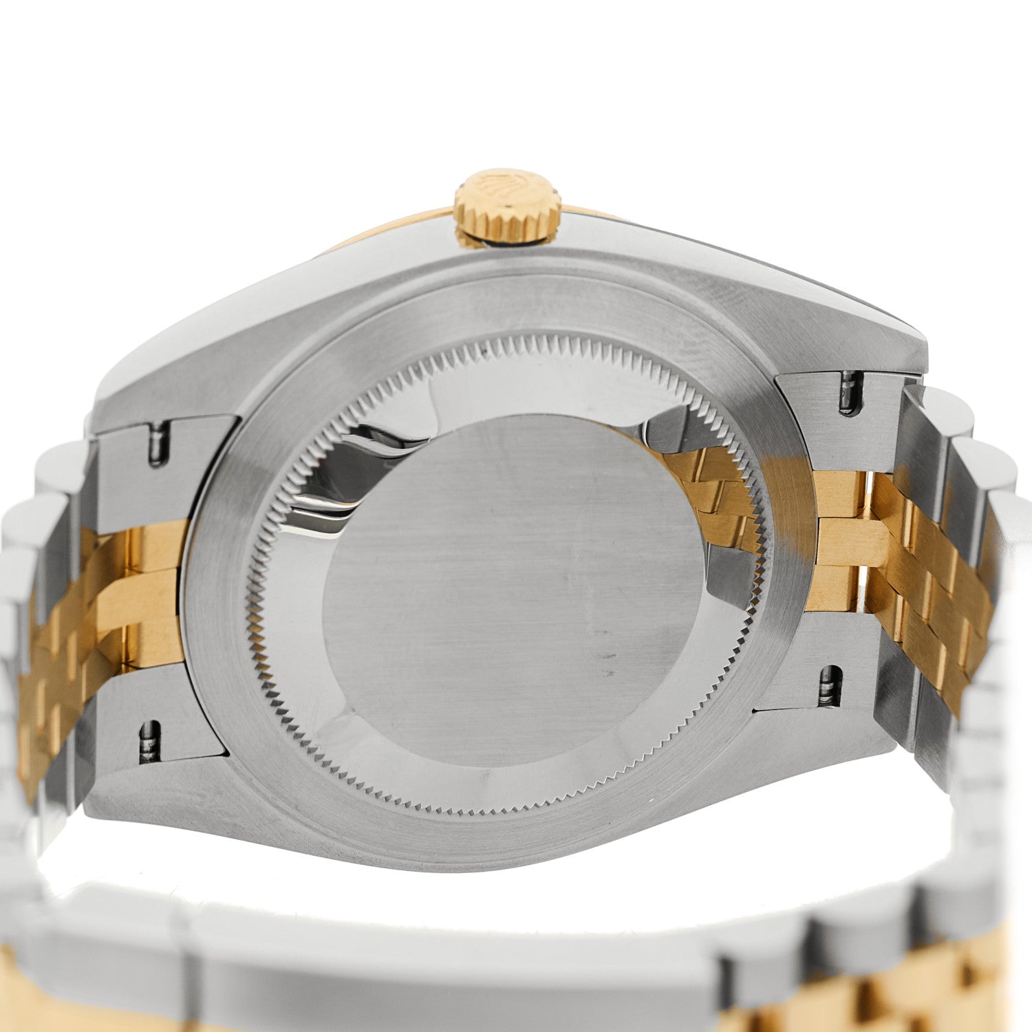 Stainless Steel 18K Yellow Gold 41mm Oyster Perpetual Datejust Watch Black 126333 — view 4