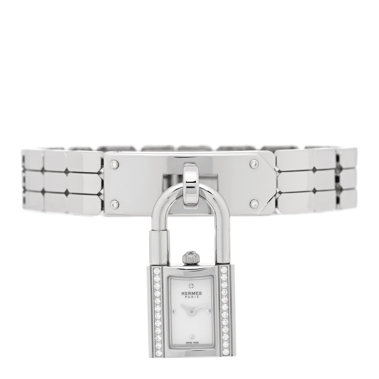 Stainless Steel Diamond 16mm Kelly Quartz Watch — view 2