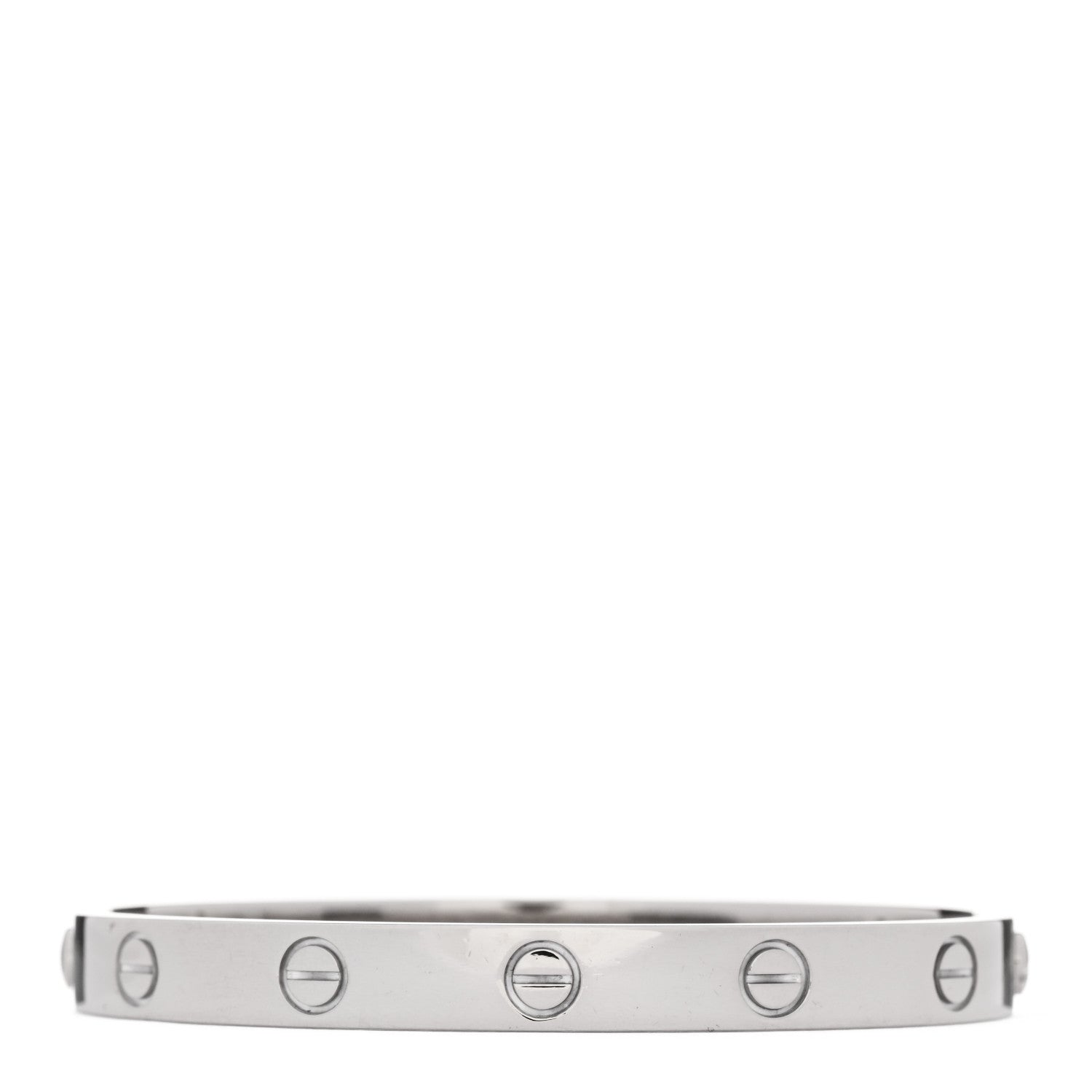 18K White Gold LOVE Bracelet 16 — view 2