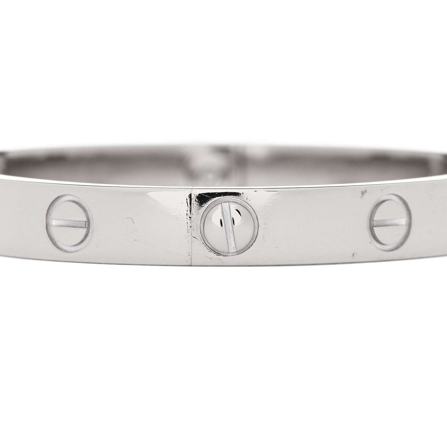18K White Gold LOVE Bracelet 16 — view 3