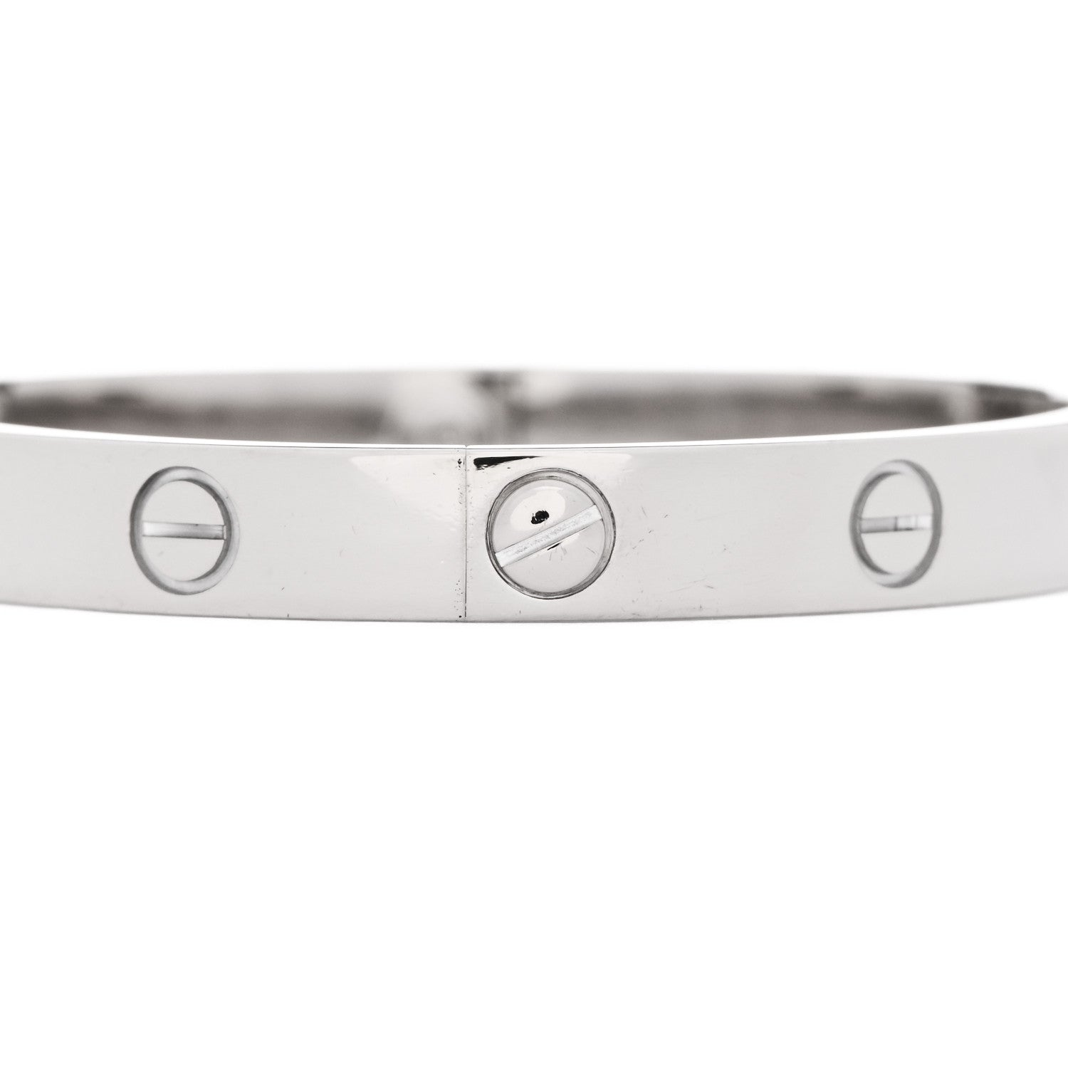 18K White Gold LOVE Bracelet 16 — view 4