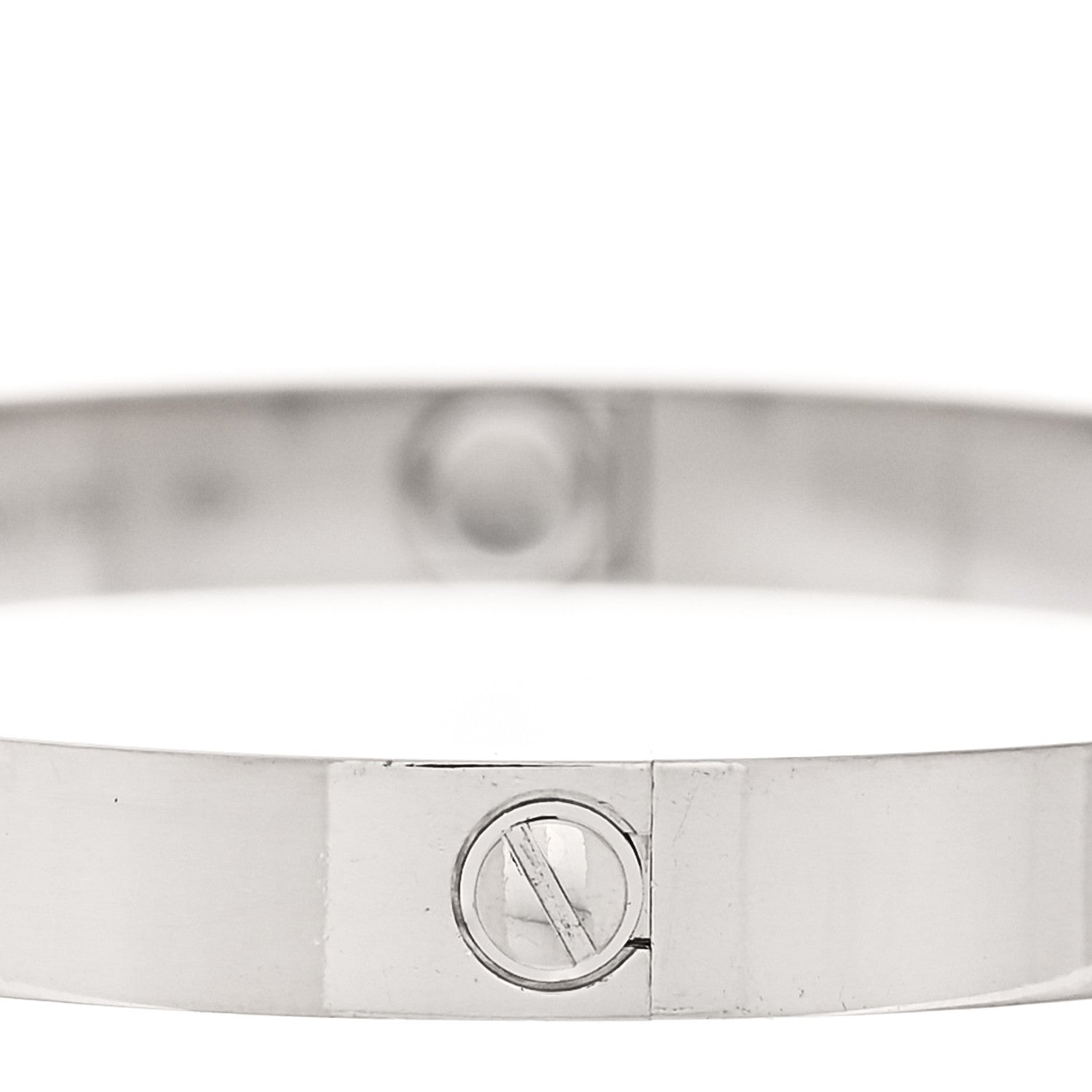 18K White Gold LOVE Bracelet 18 — view 3