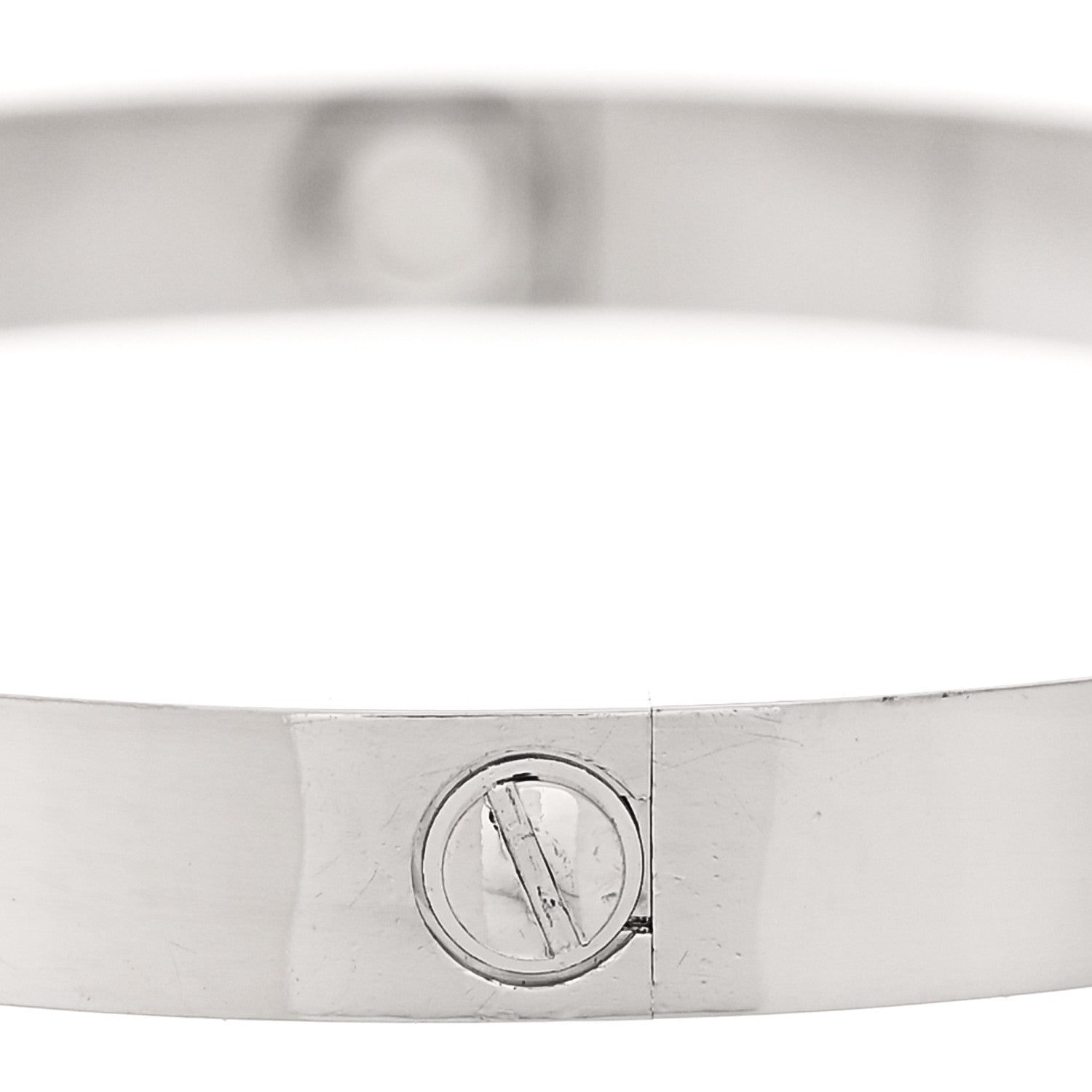 18K White Gold LOVE Bracelet 18 — view 4