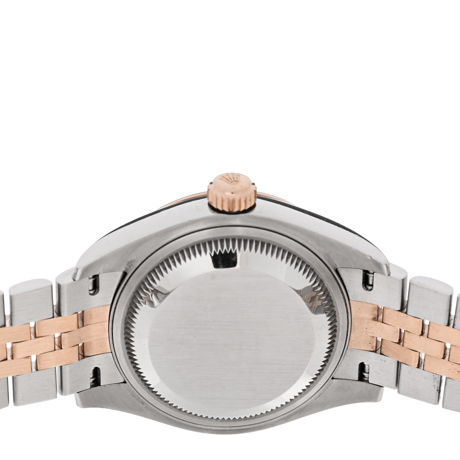 Stainless Steel 18K Everose Gold Diamond 28mm Oyster Perpetual Datejust Watch Chocolate 279171 — view 4