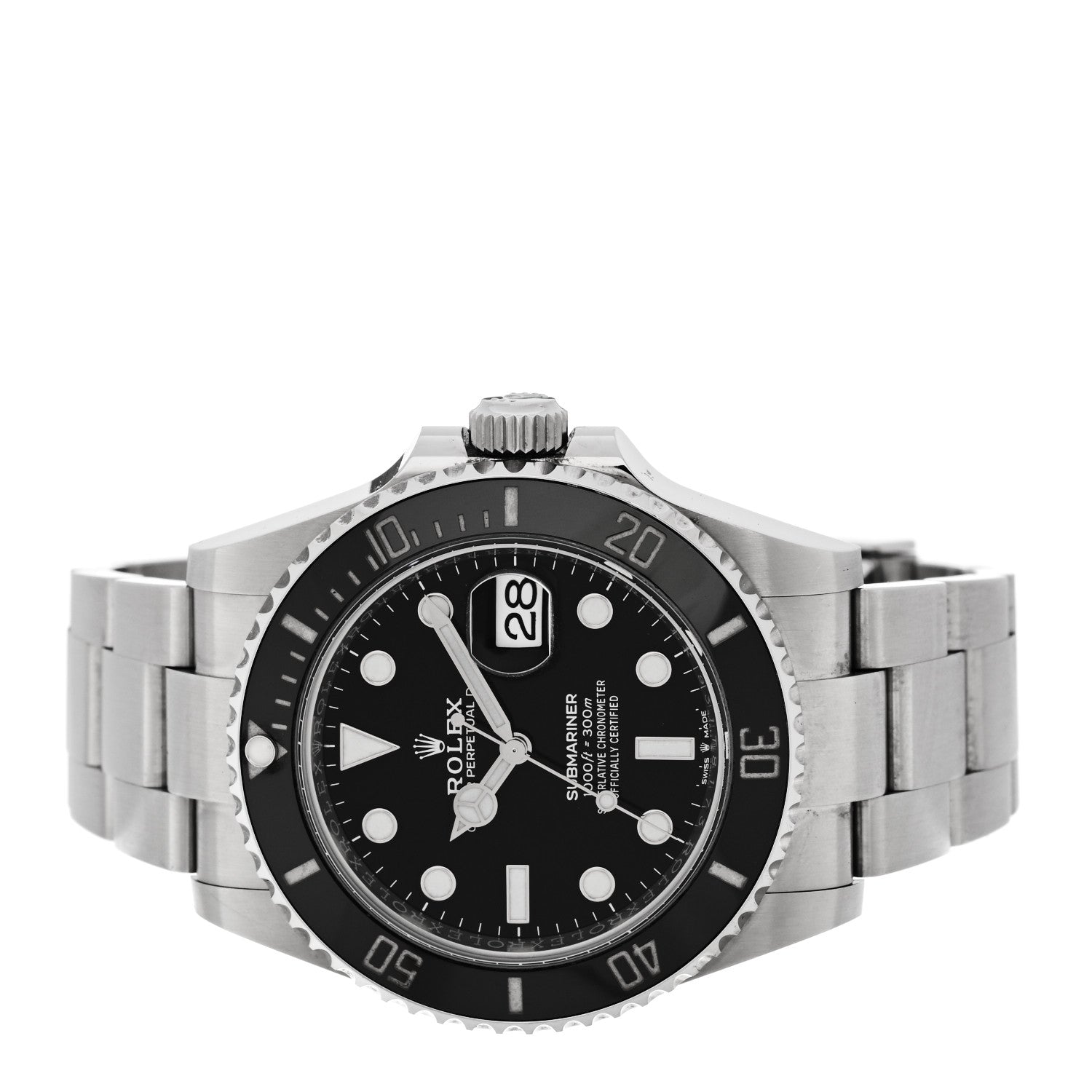 Stainless Steel 41mm Oyster Perpetual Submariner Date Watch Black 126610LN — view 2