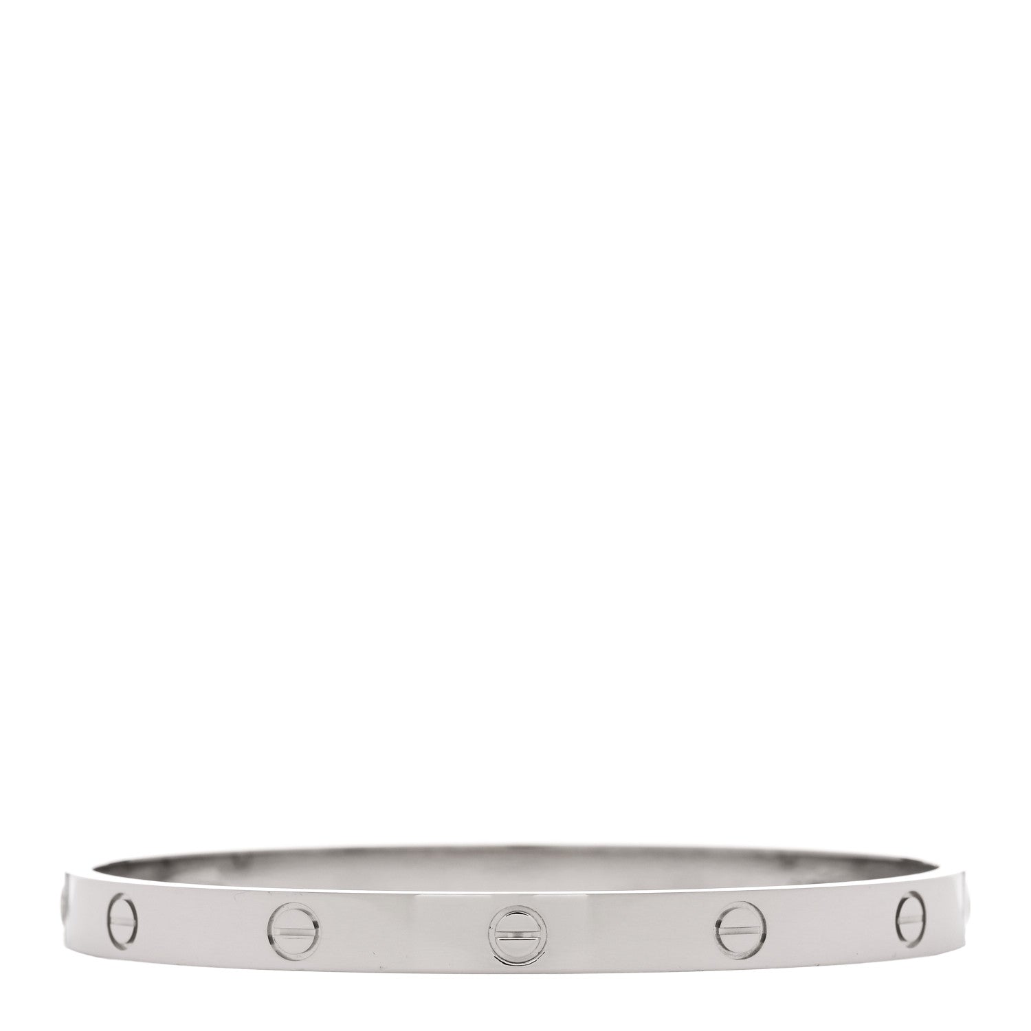 18K White Gold LOVE Bracelet 20 — view 2