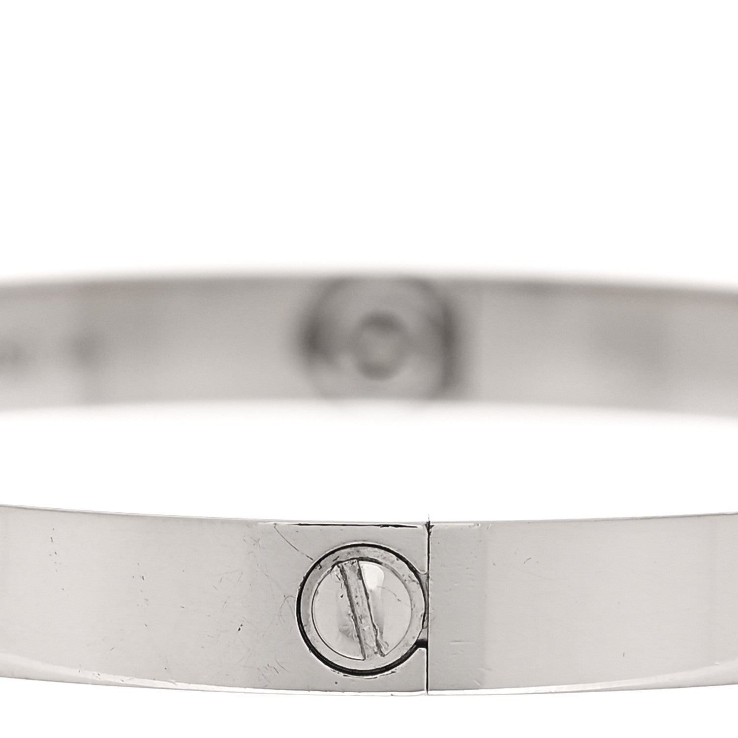18K White Gold LOVE Bracelet 20 — view 3
