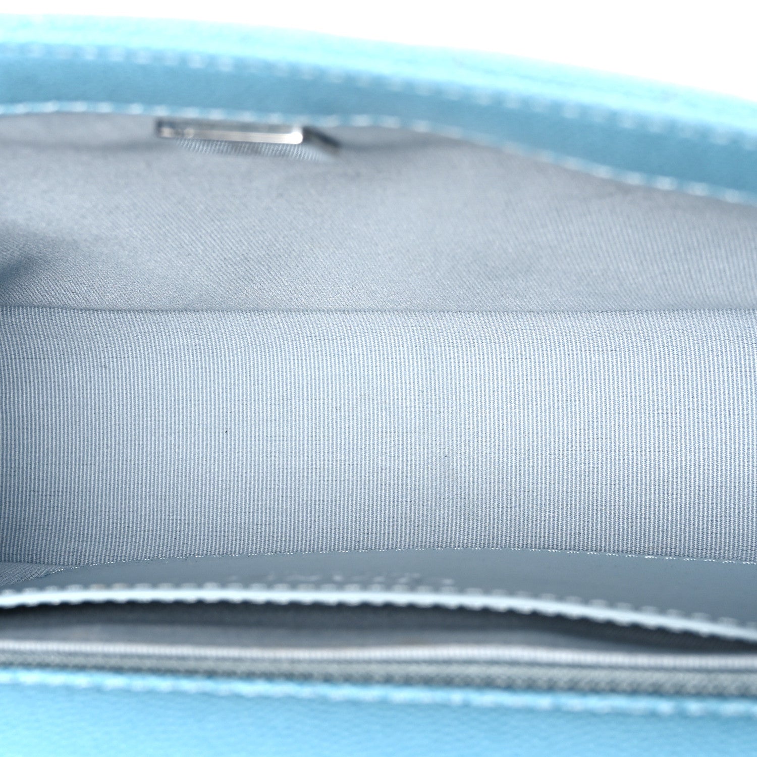 Shaded Caviar Quilted My Everything Flap Light Blue — view 4