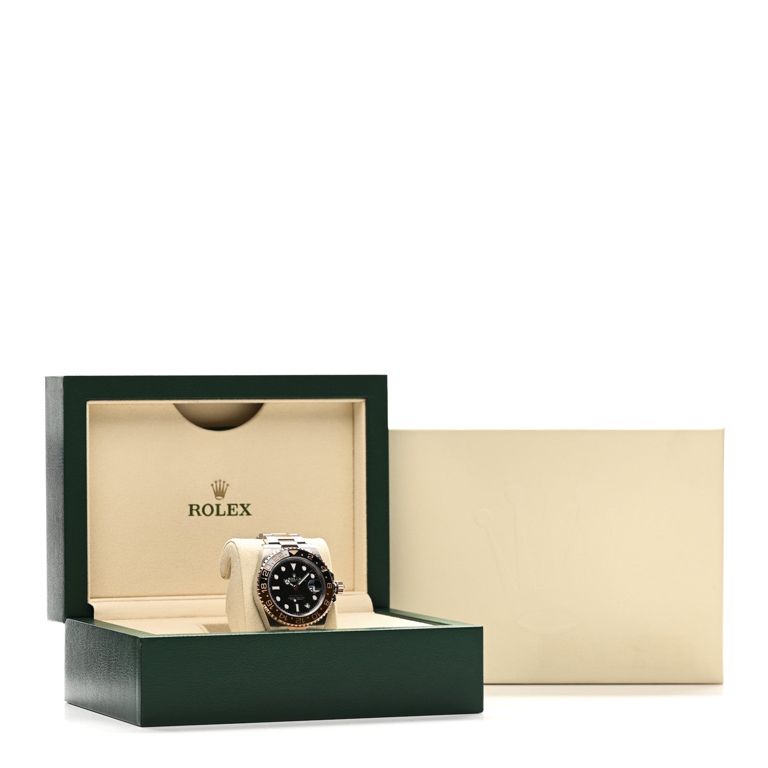 Stainless Steel 18K Everose Gold 40mm GMT-Master II Root Beer Watch 126711CHNR — view 5