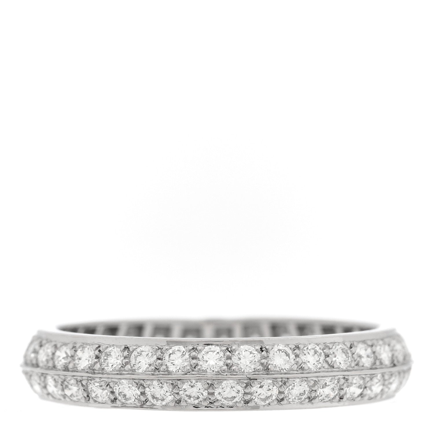 Platinum Diamond Couture Wedding Band Ring 52 6