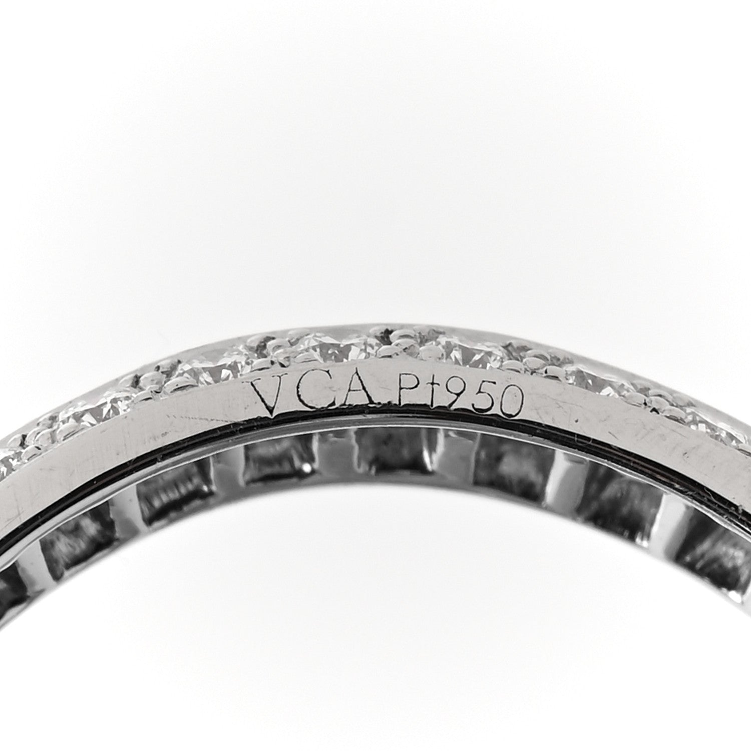 Platinum Diamond Couture Wedding Band Ring 52 6 — view 5
