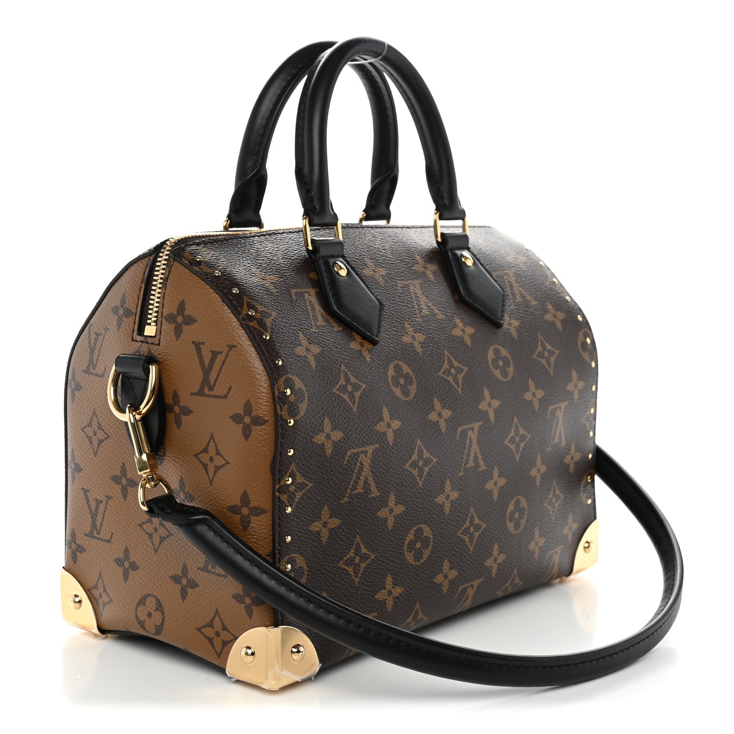 Reverse Monogram Speedy Trunk 25 — view 3