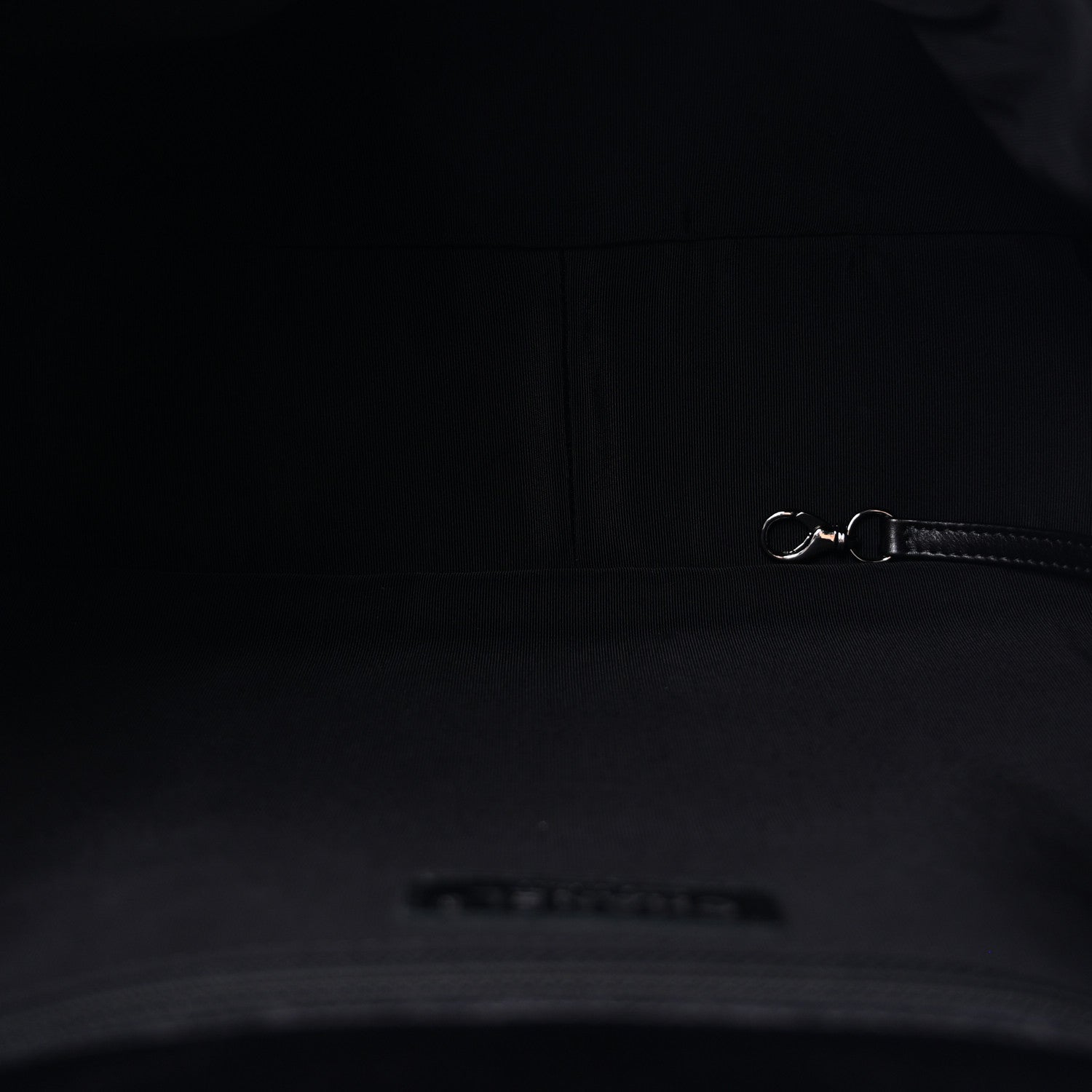 Lambskin Quilted Front Flap Tote Black — view 5
