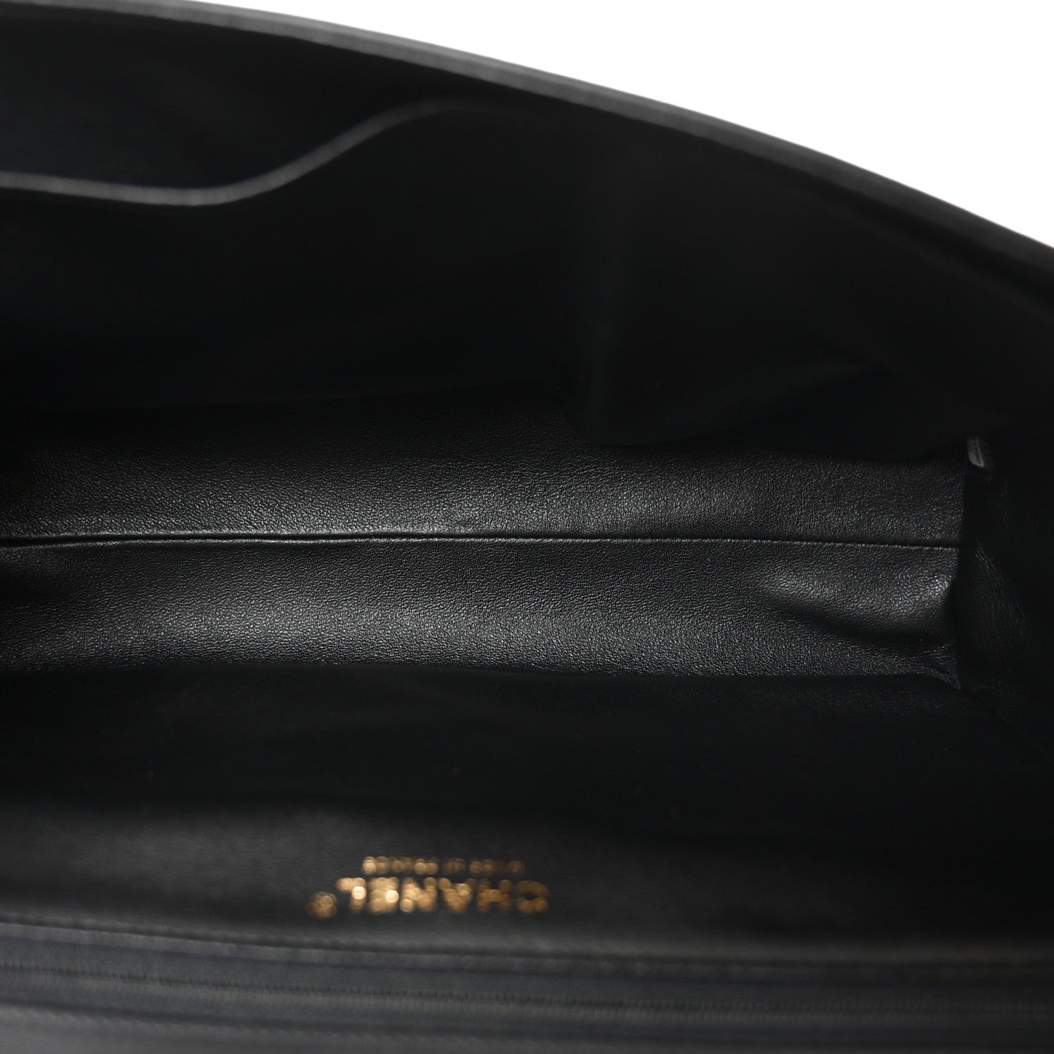 Calfskin Quilted Chevron In The City Bag Black — view 5