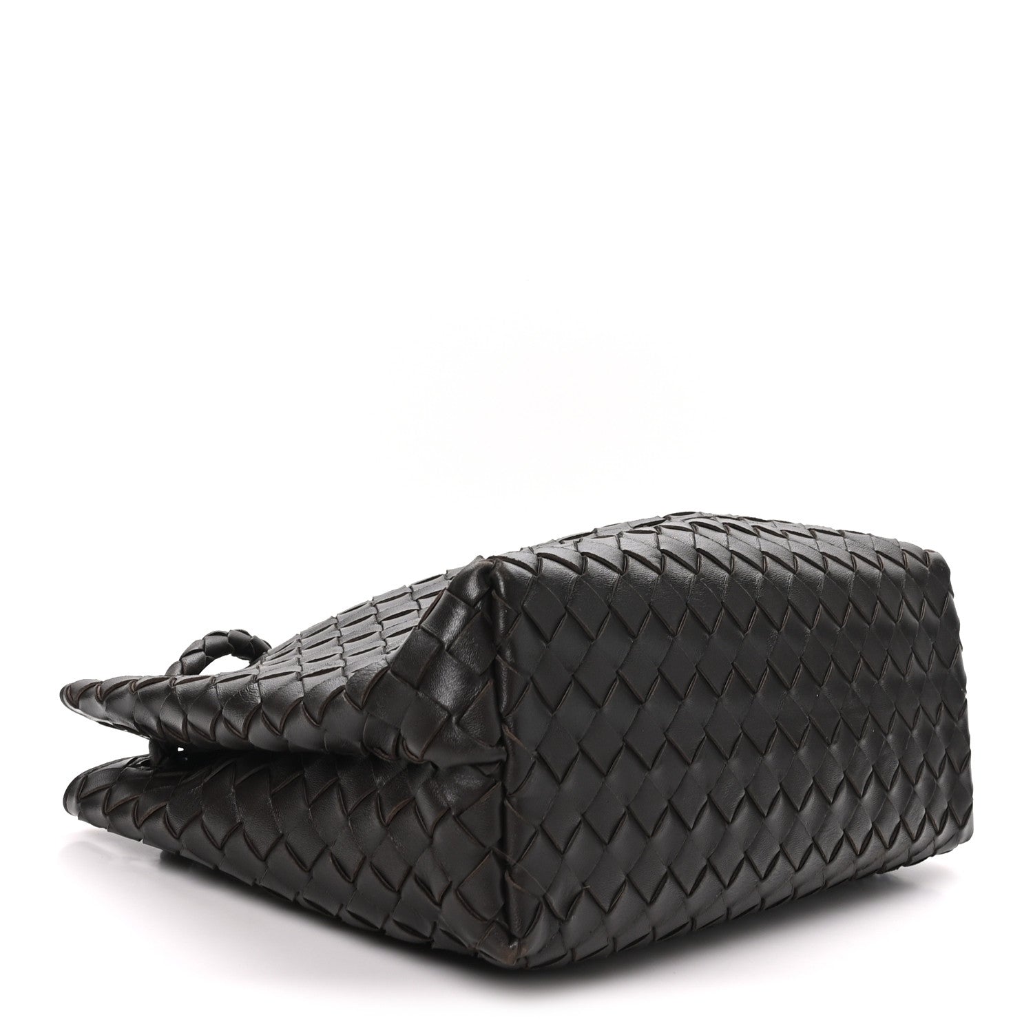 Nappa Intrecciato Medium Andiamo Shoulder Bag Fondant — view 4