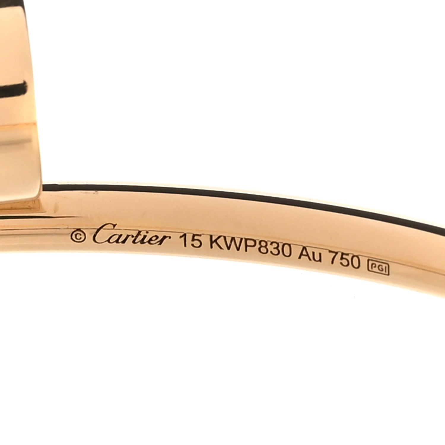 18K Yellow Gold Small Juste Un Clou Bracelet 15 — view 3