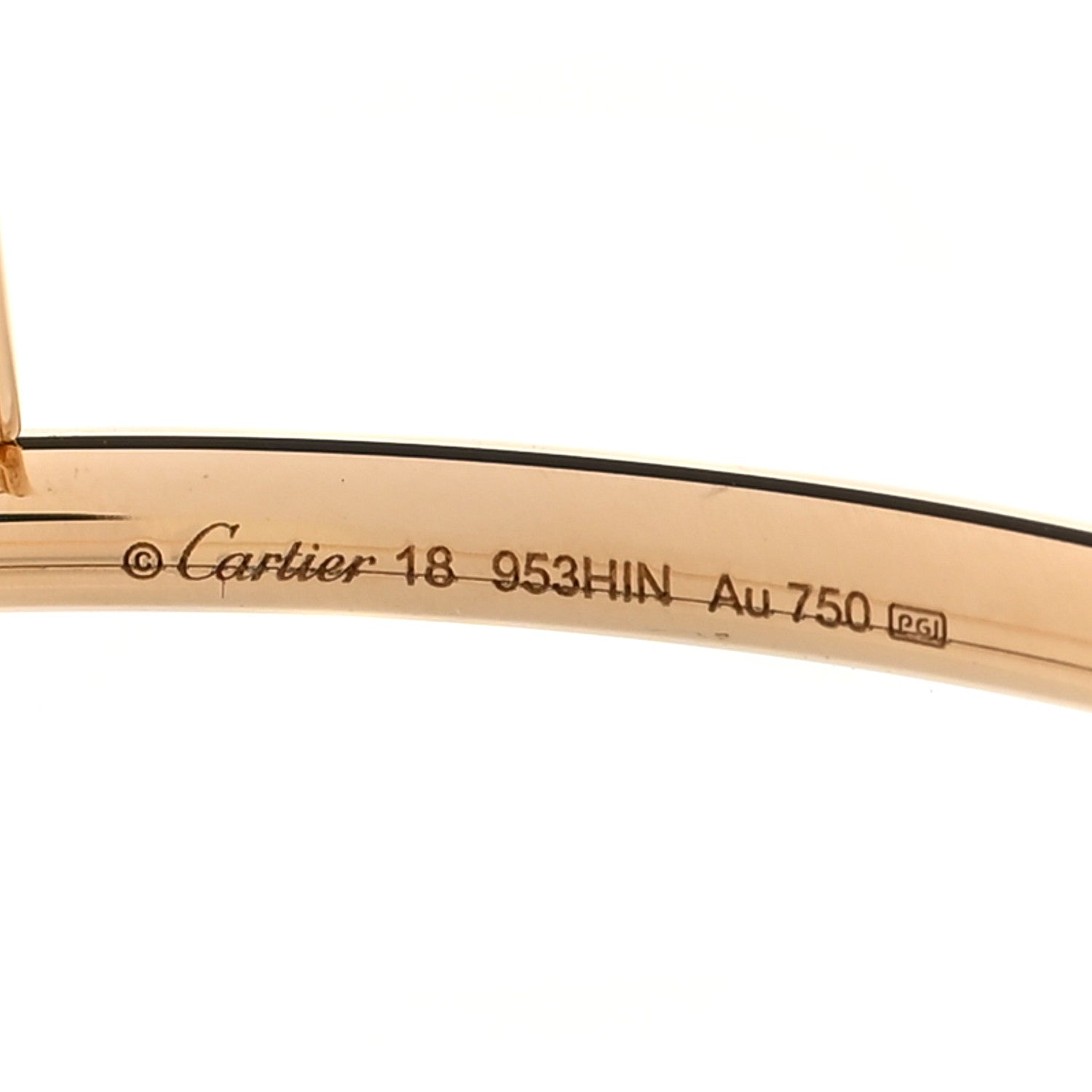 18K Yellow Gold Diamond Small Juste Un Clou Bracelet 16 — view 3