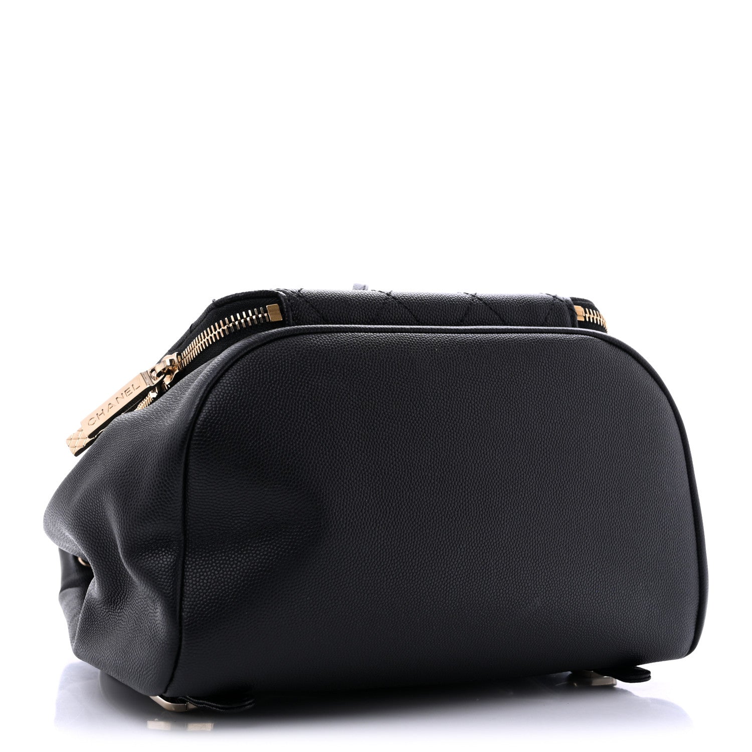 Caviar Quilted Business Affinity Backpack Black — view 4