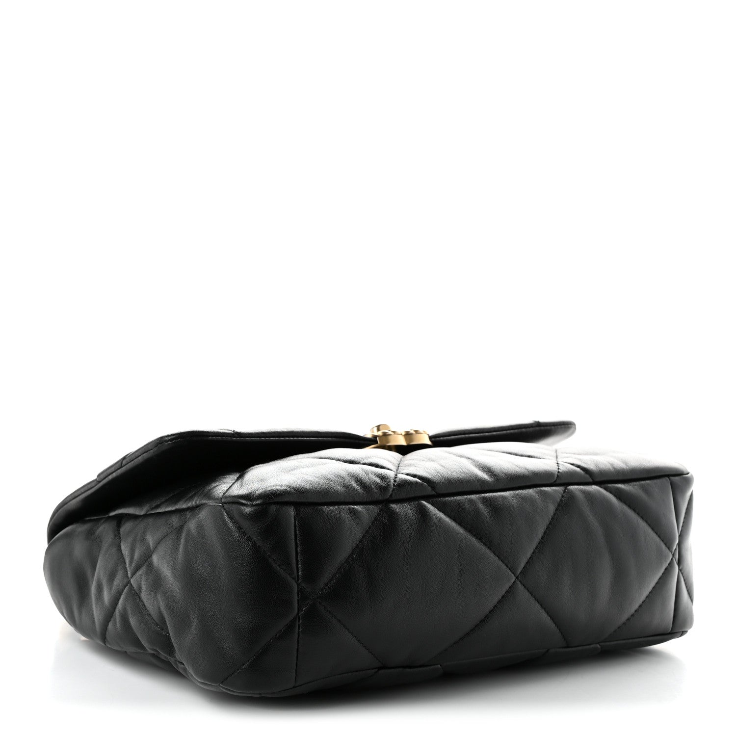 Lambskin Quilted Large Chanel 19 Flap Black — view 4