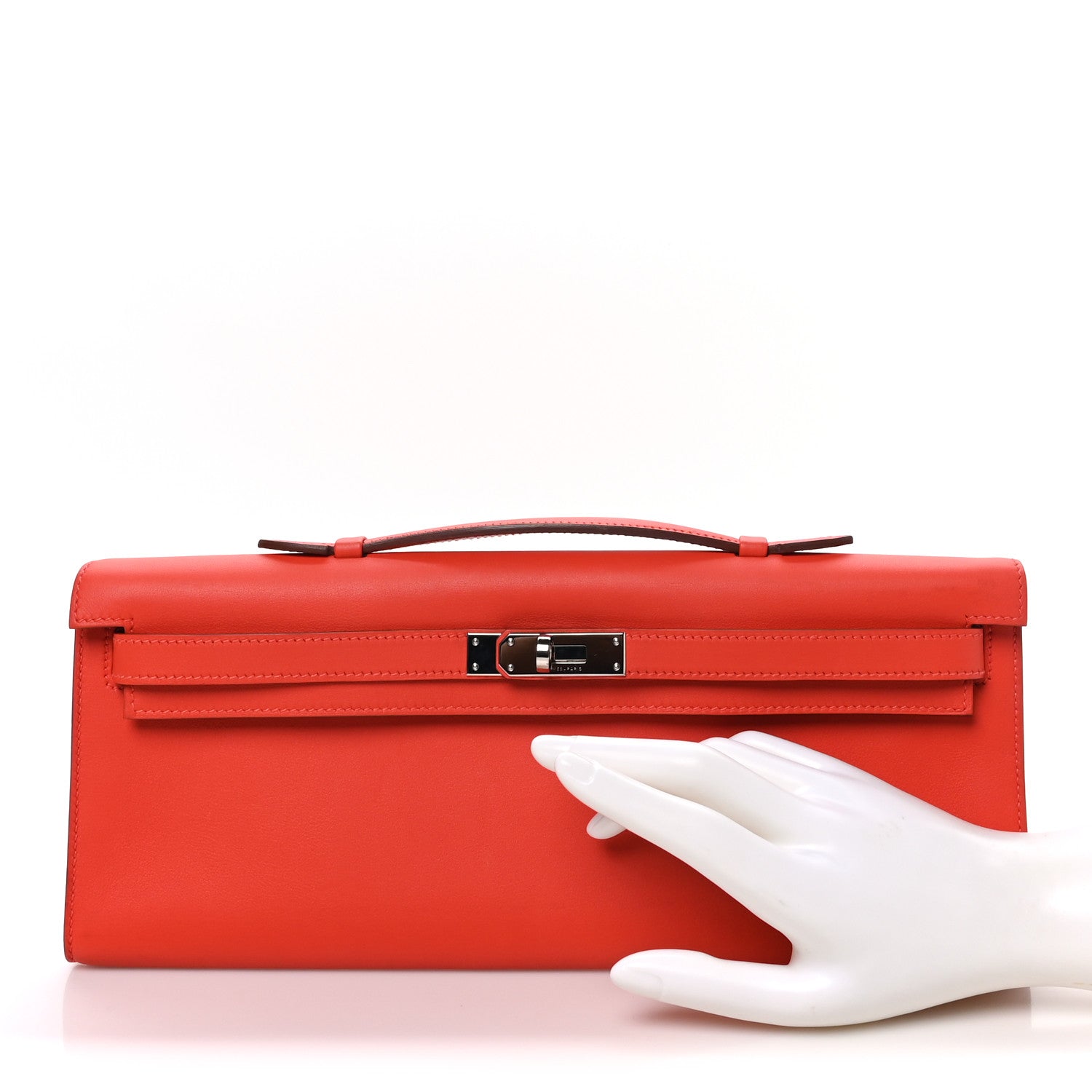 Swift Kelly Cut Clutch Pochette Capucine — view 2