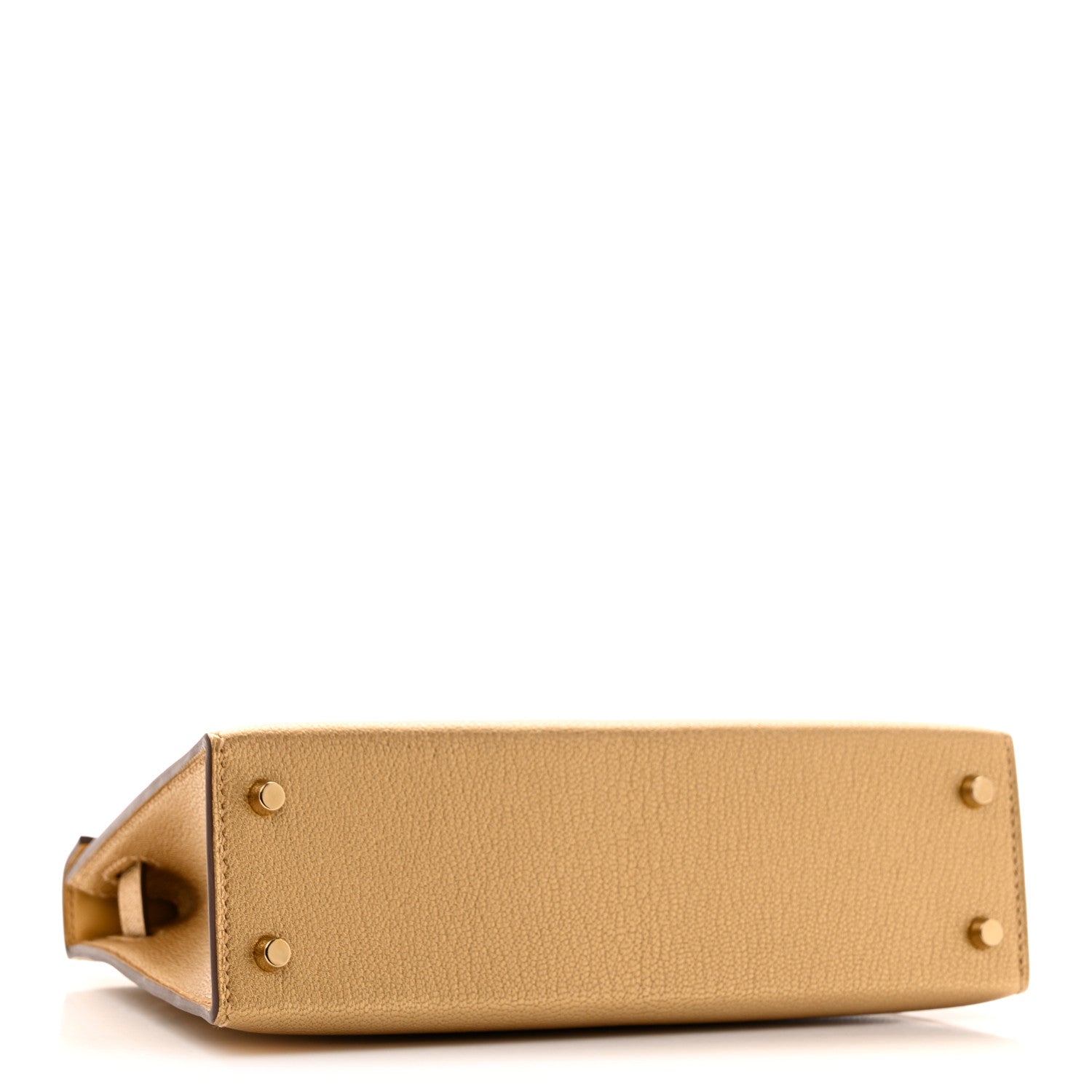 Metallic Chevre Chamkilight Mini Kelly Sellier 20 Dore — view 4