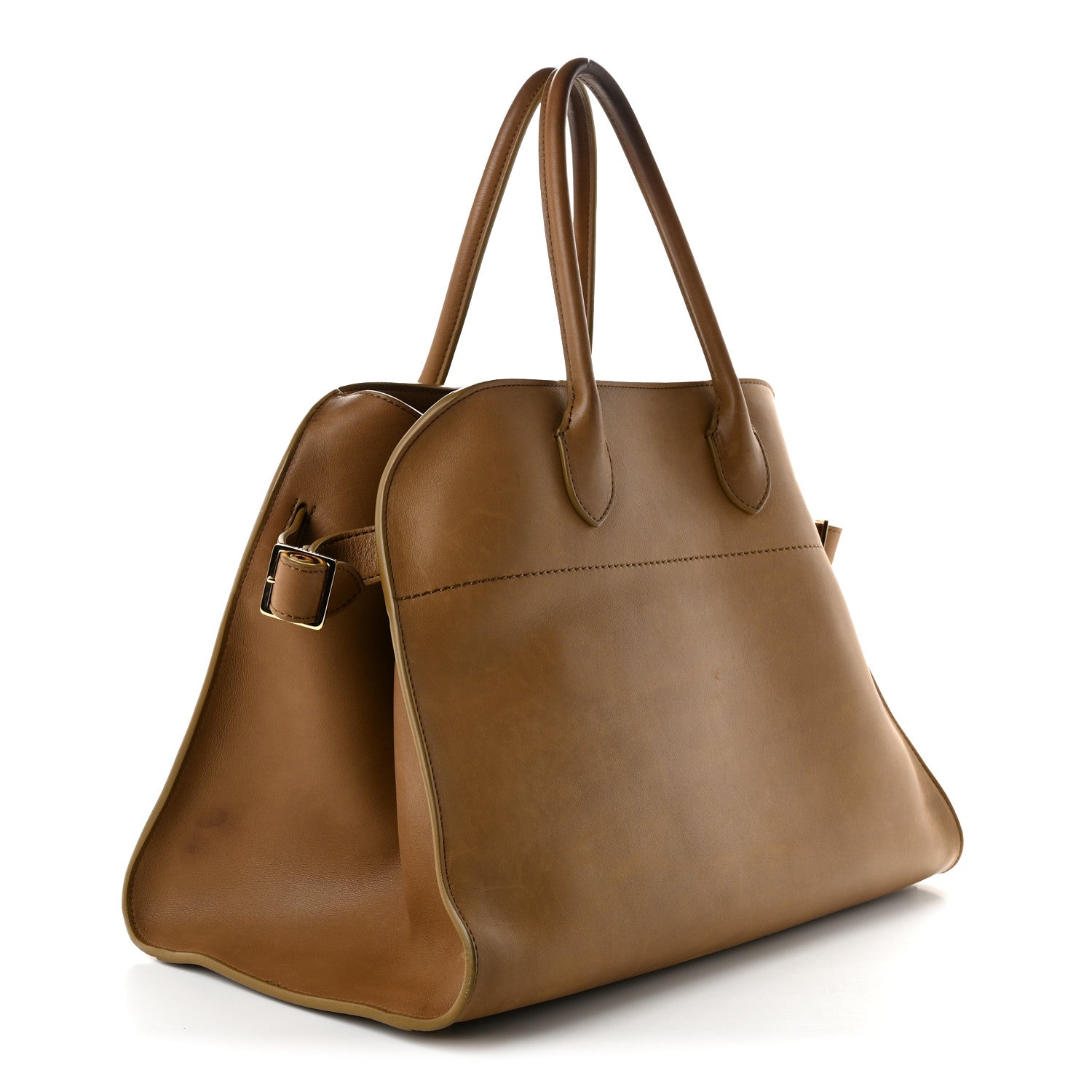 Polished Saddle Calfskin Soft Margaux 15 Muschio — view 3
