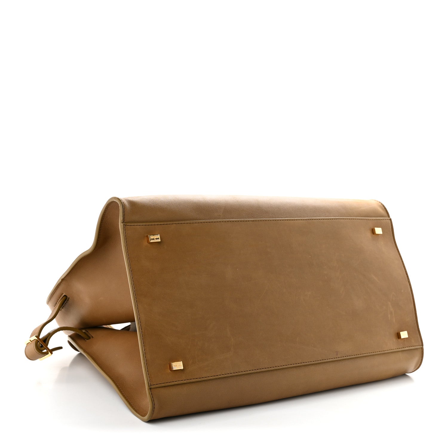 Polished Saddle Calfskin Soft Margaux 15 Muschio — view 4
