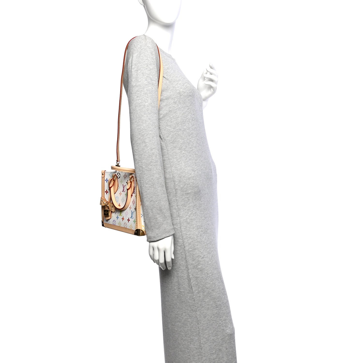 LV X TM Monogram Multicolor Onthego PM White — view 2