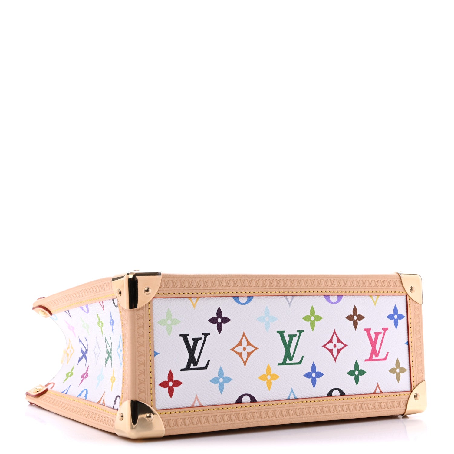 LV X TM Monogram Multicolor Onthego PM White — view 4