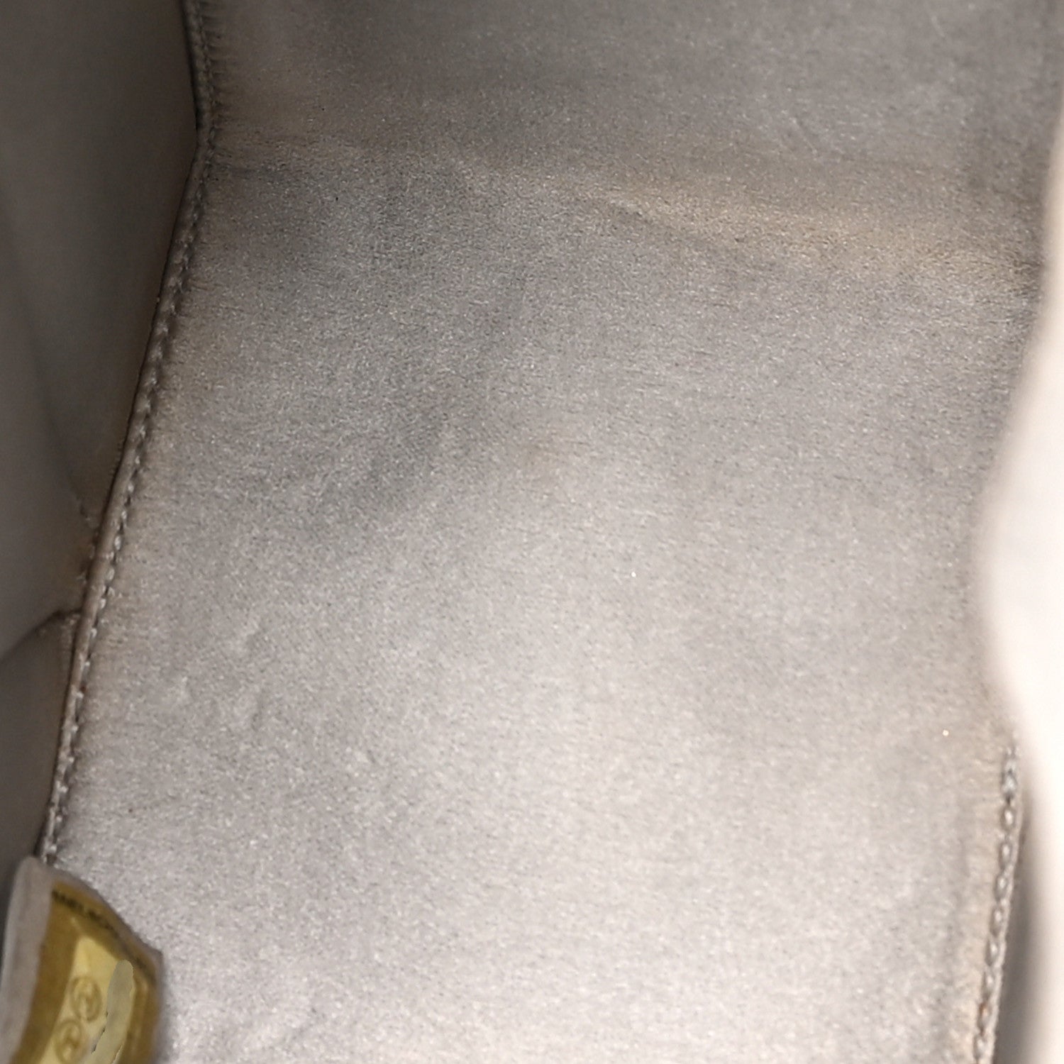 Metallic Goatskin Lait de Coco Milk Carton Bag Silver — view 5
