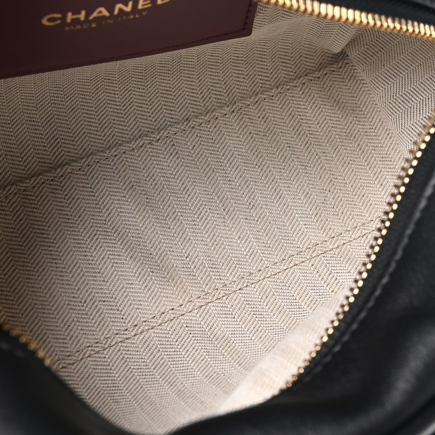 Calfskin Small Perfect Bowling Bag Black — view 5