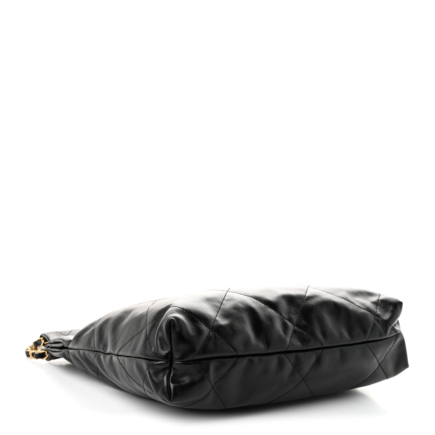 Shiny Calfskin Quilted Small Chanel 22 Black — view 5