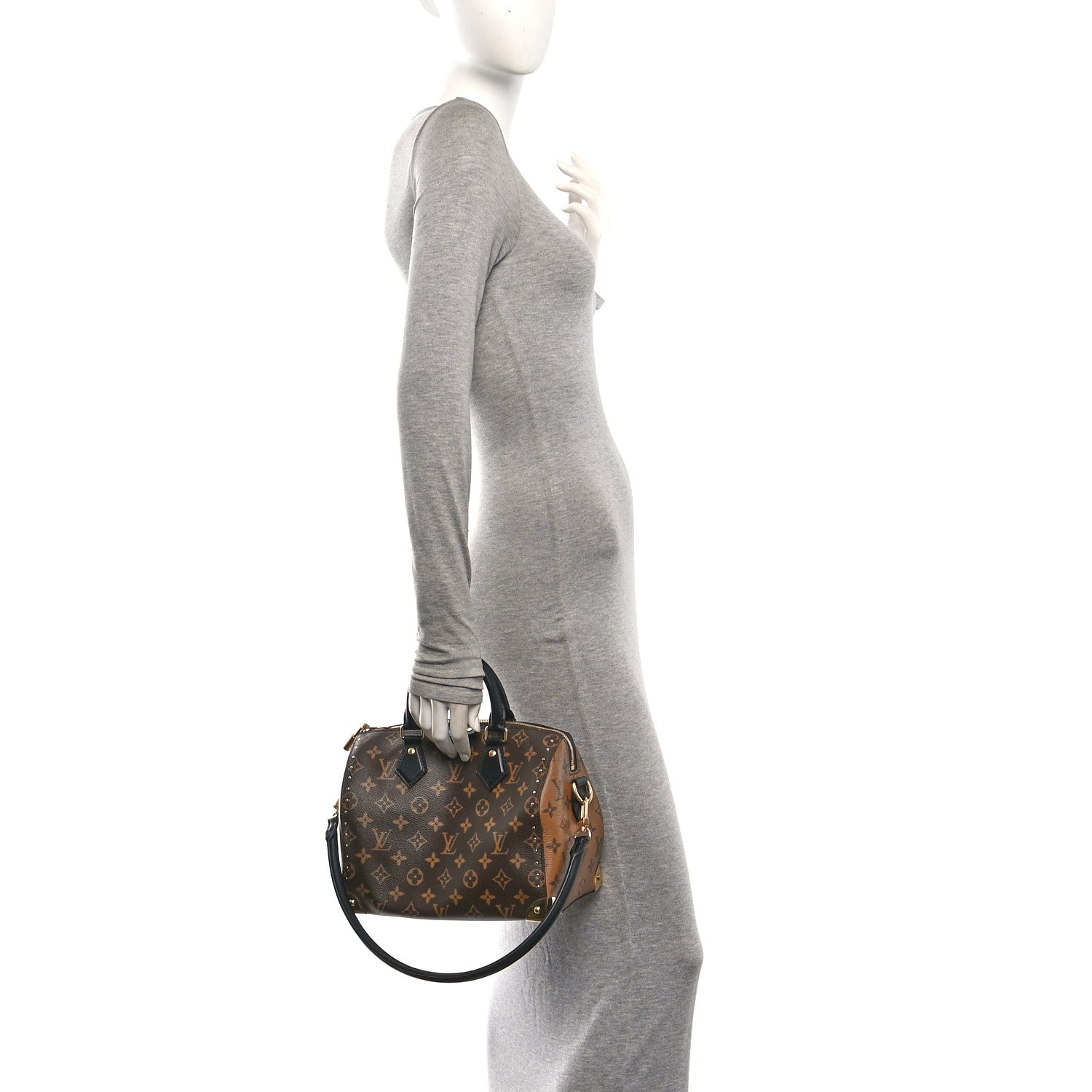 Reverse Monogram Speedy Trunk 25 — view 2