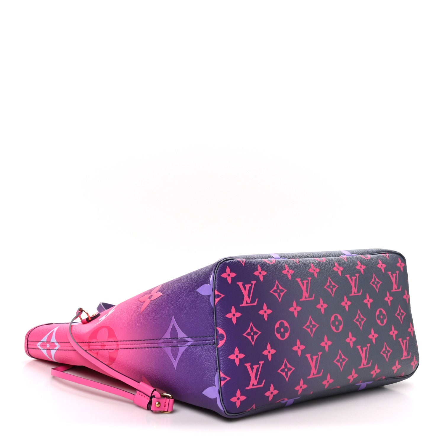 Monogram Giant Spring In The City Neverfull MM Midnight Fuchsia — view 5
