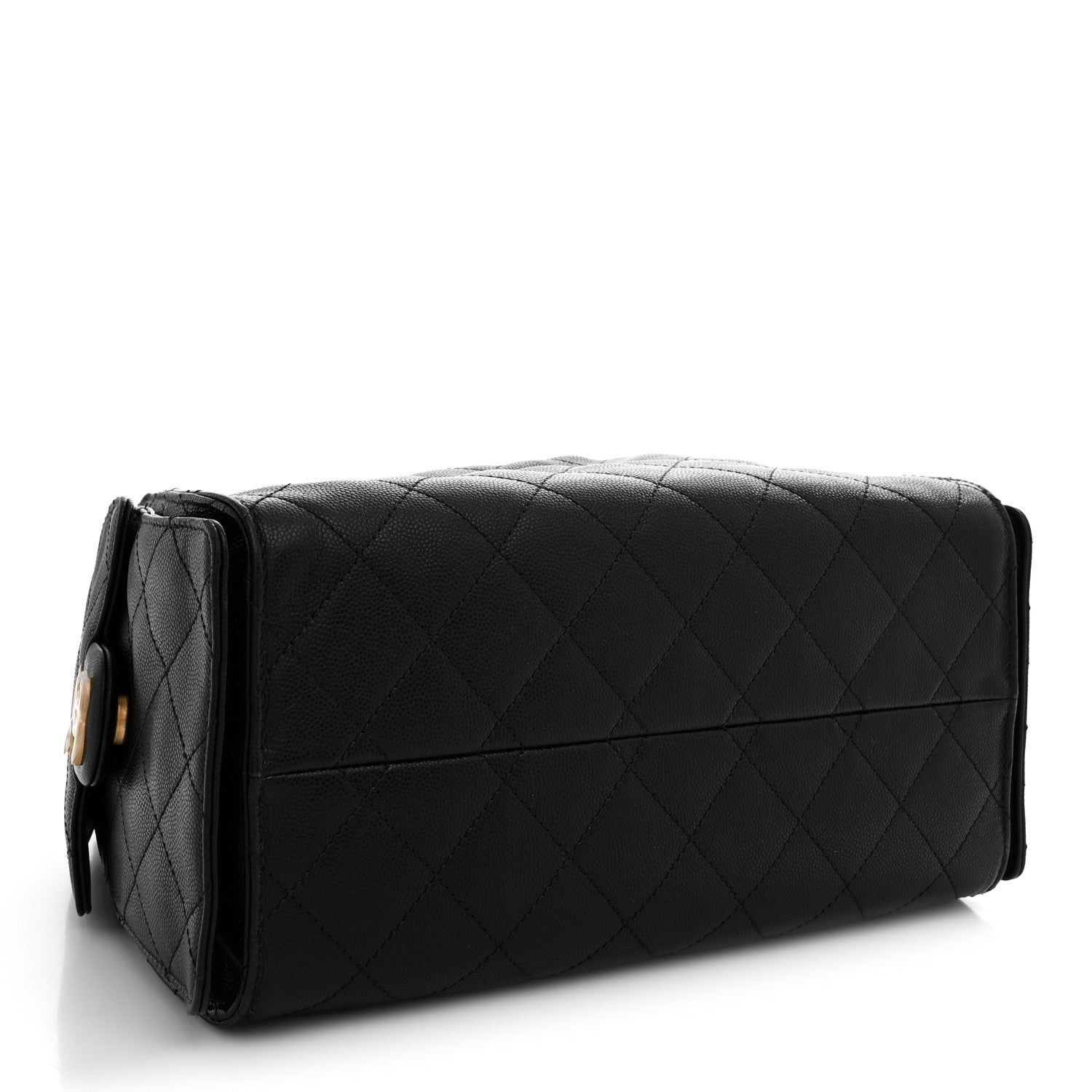 Caviar Quilted Small Chanel 25 Handbag Black — view 4