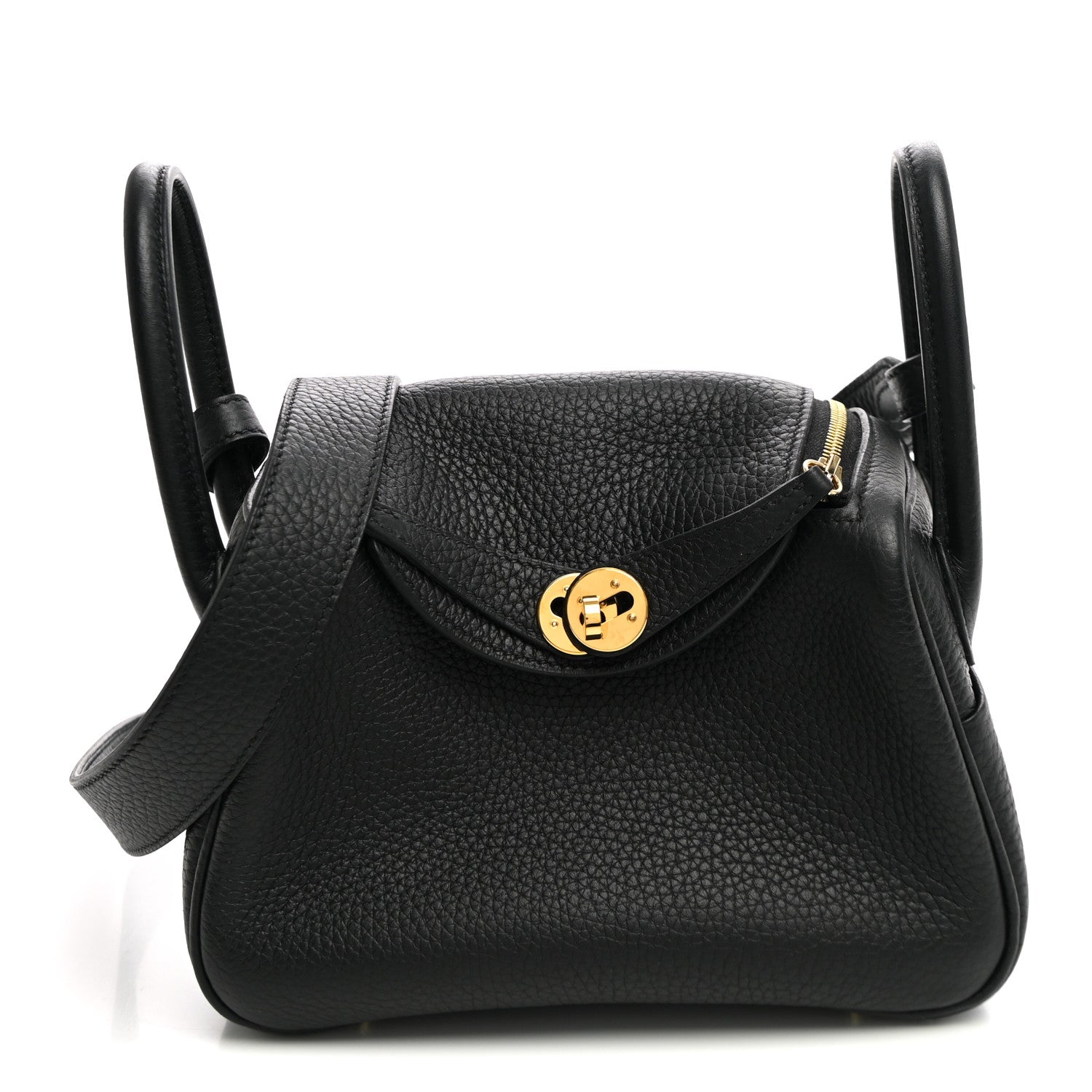 Taurillon Clemence Mini Lindy 20 Black