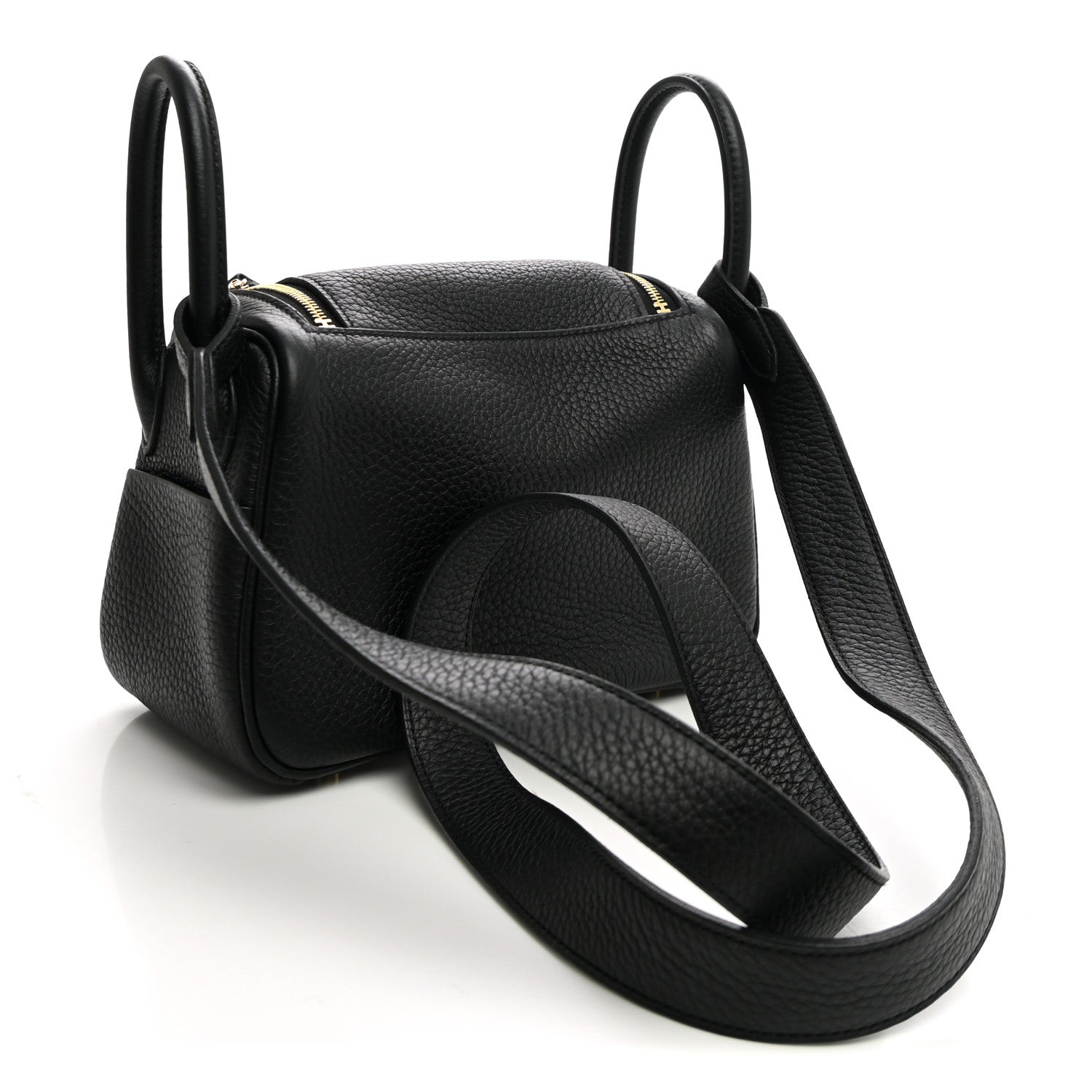 Taurillon Clemence Mini Lindy 20 Black — view 3