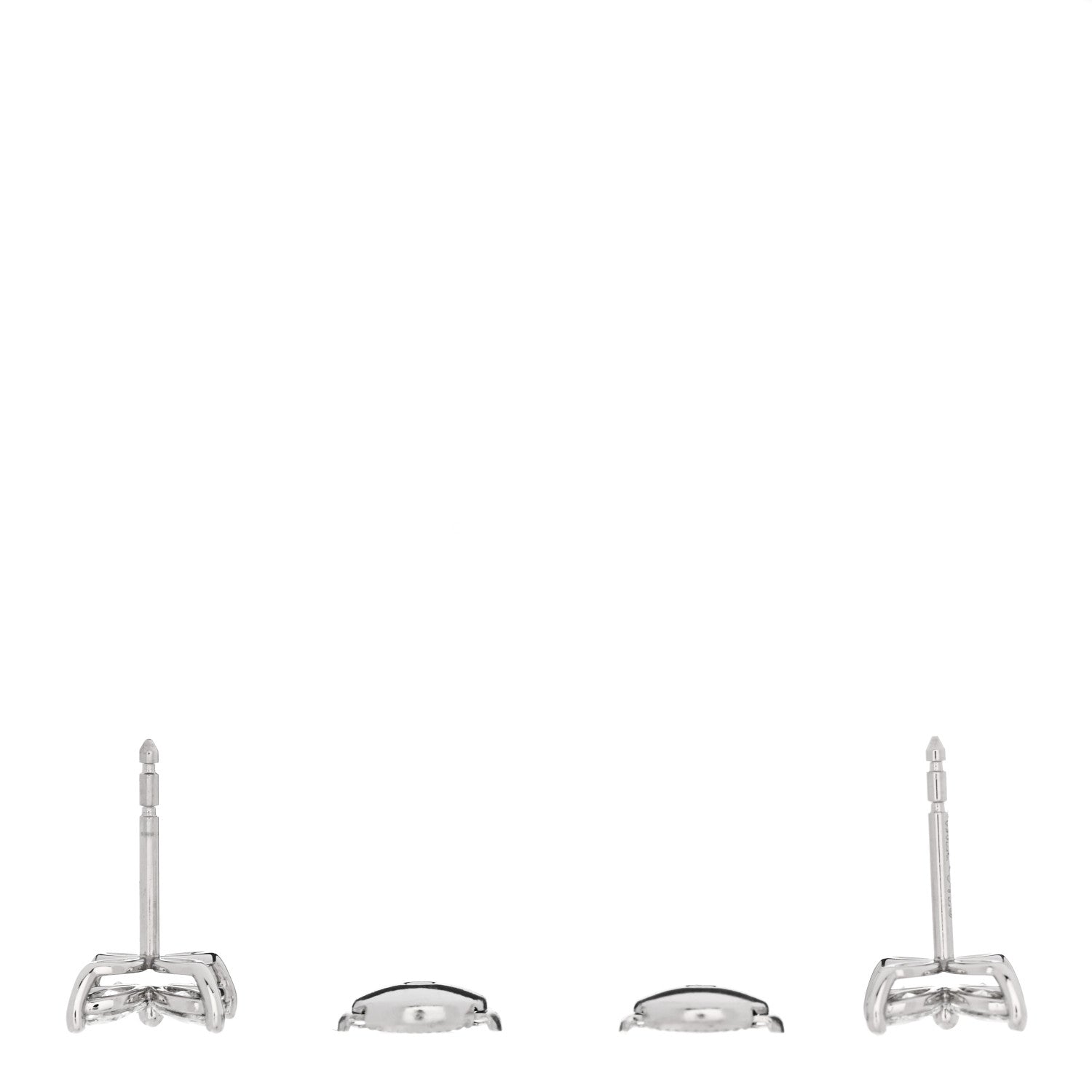 Platinum Diamond .92ct Medium Victoria Earrings — view 3