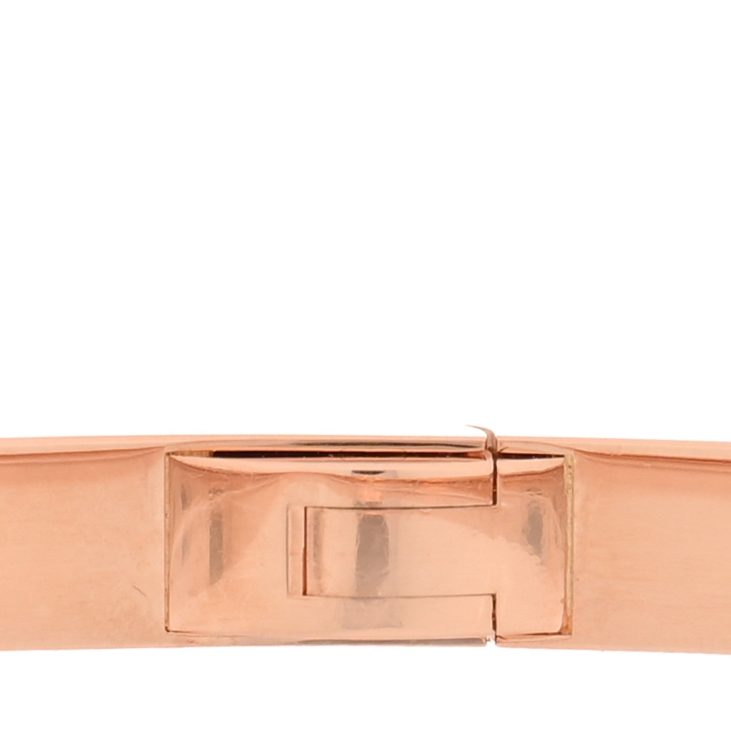 18K Pink Gold 6 Diamond Small LOVE Bracelet 20 — view 4