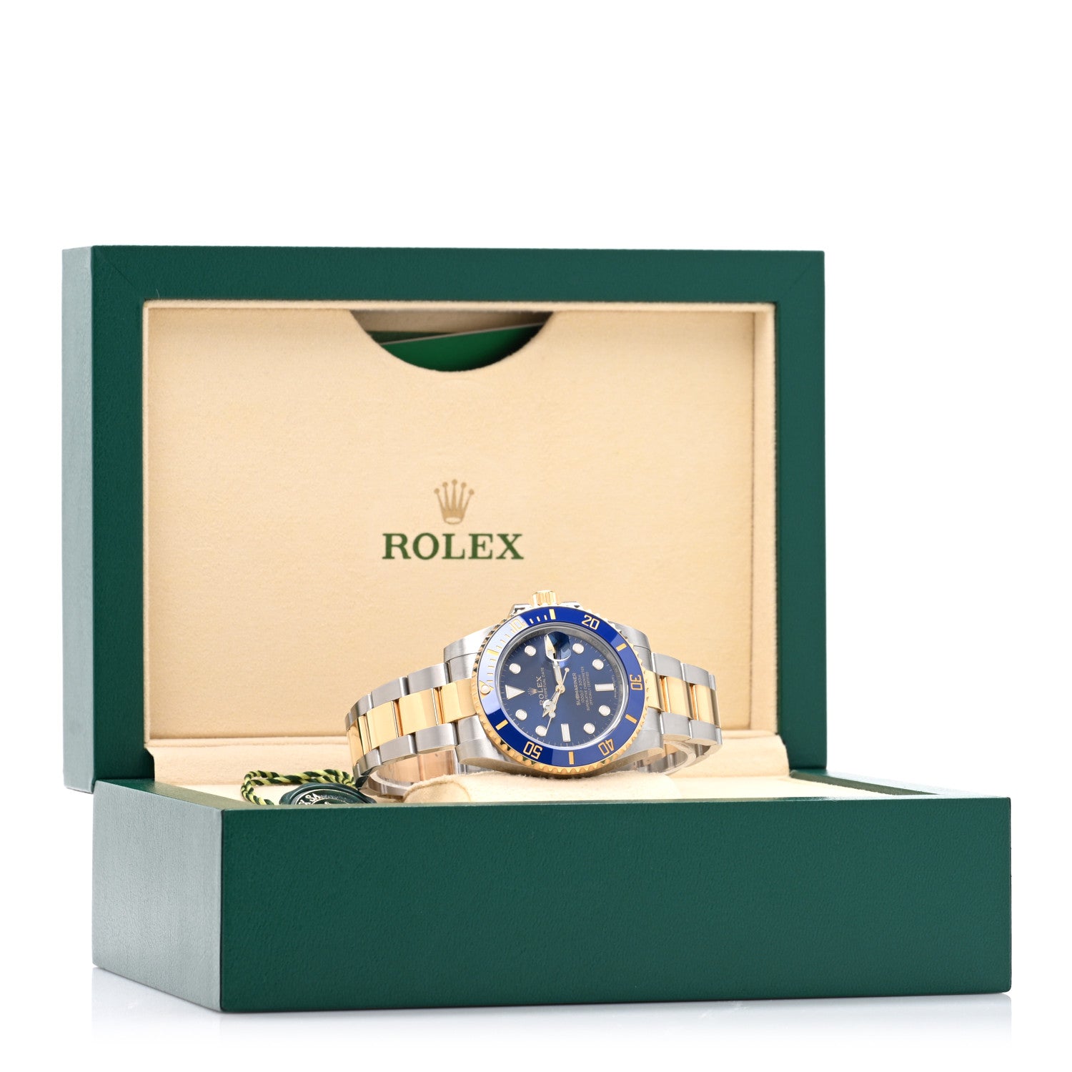 Stainless Steel 18K Yellow Gold 40mm Submariner Date Watch Royal Blue 116613LB — view 5