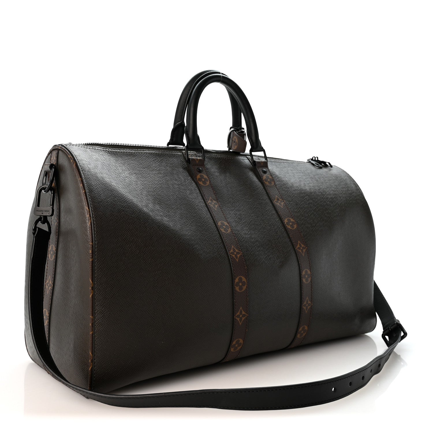 Taiga Monogram Keepall Bandouliere 50 Khaki — view 2