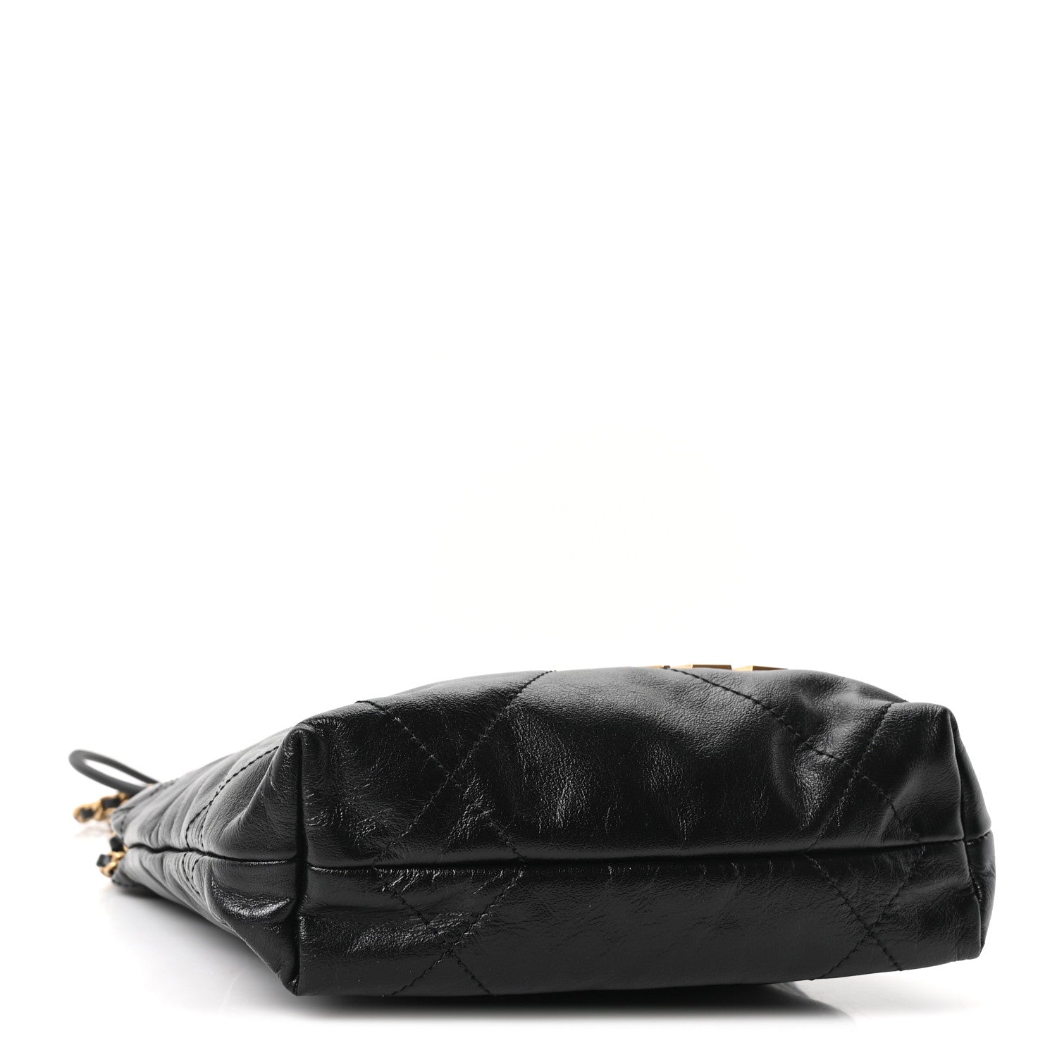 Shiny Calfskin Quilted Mini Chanel 22 Black — view 4