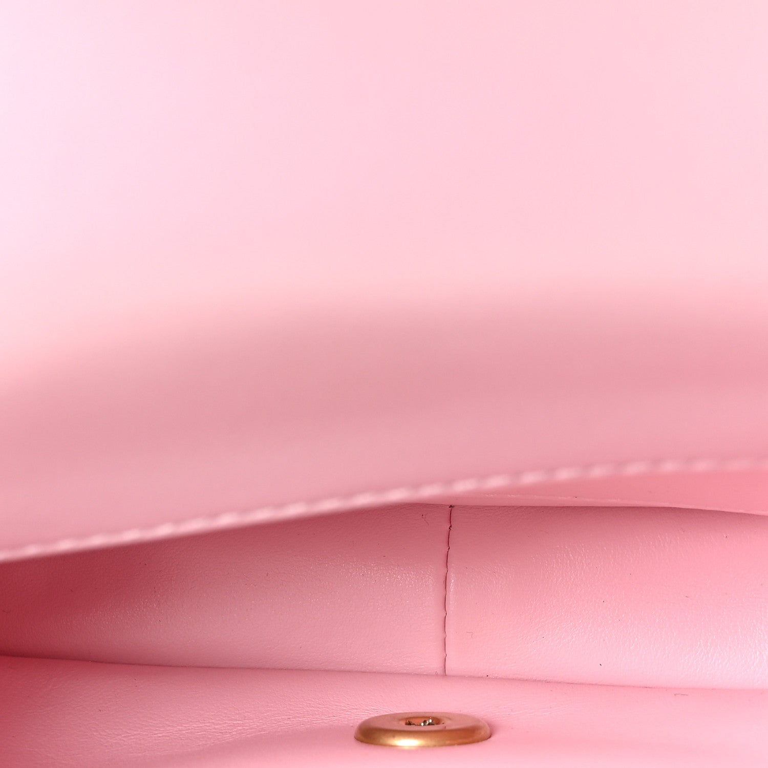 Pearly Lambskin Pearl Quilted Mini Flap Pink — view 5