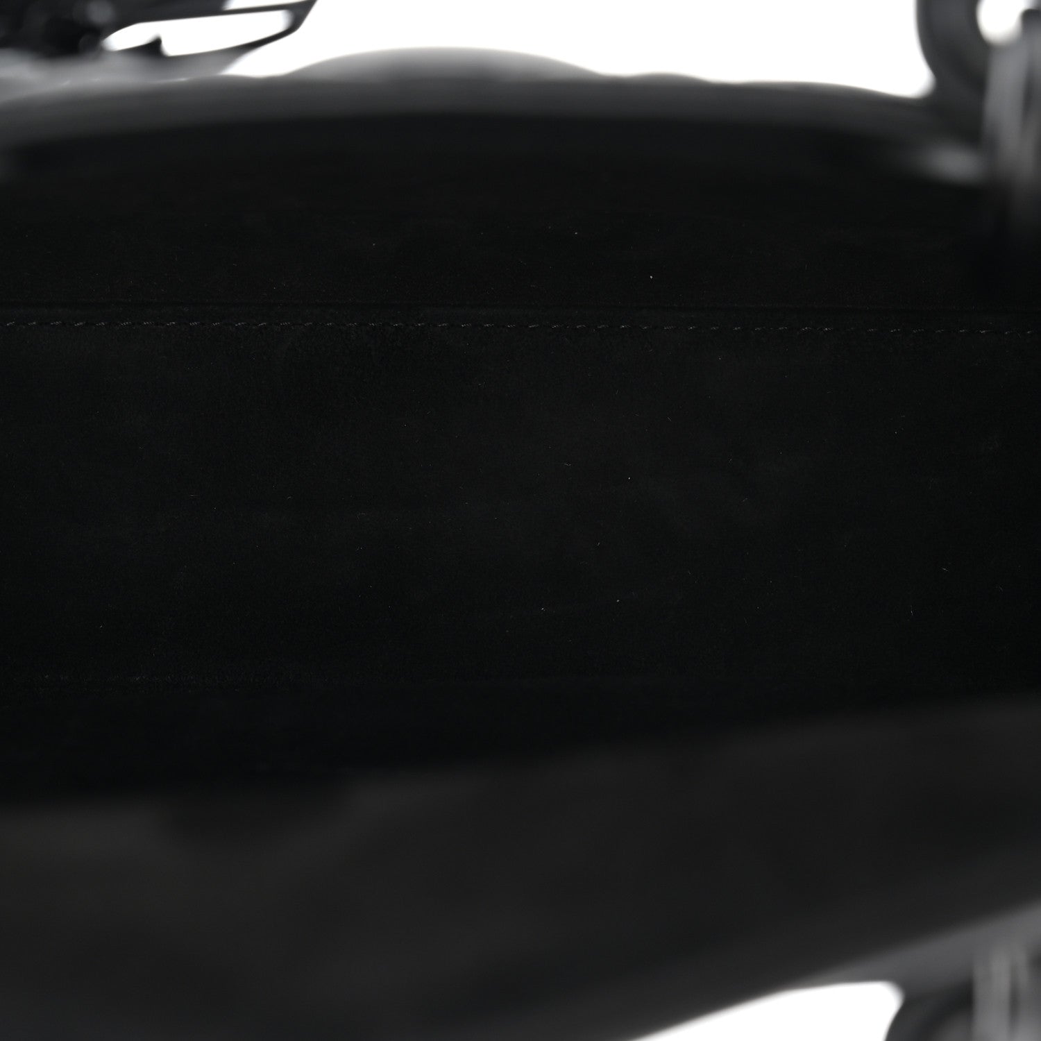 Ultra Matte Calfskin Cannage Small My ABCDior Lady Dior  Black — view 5