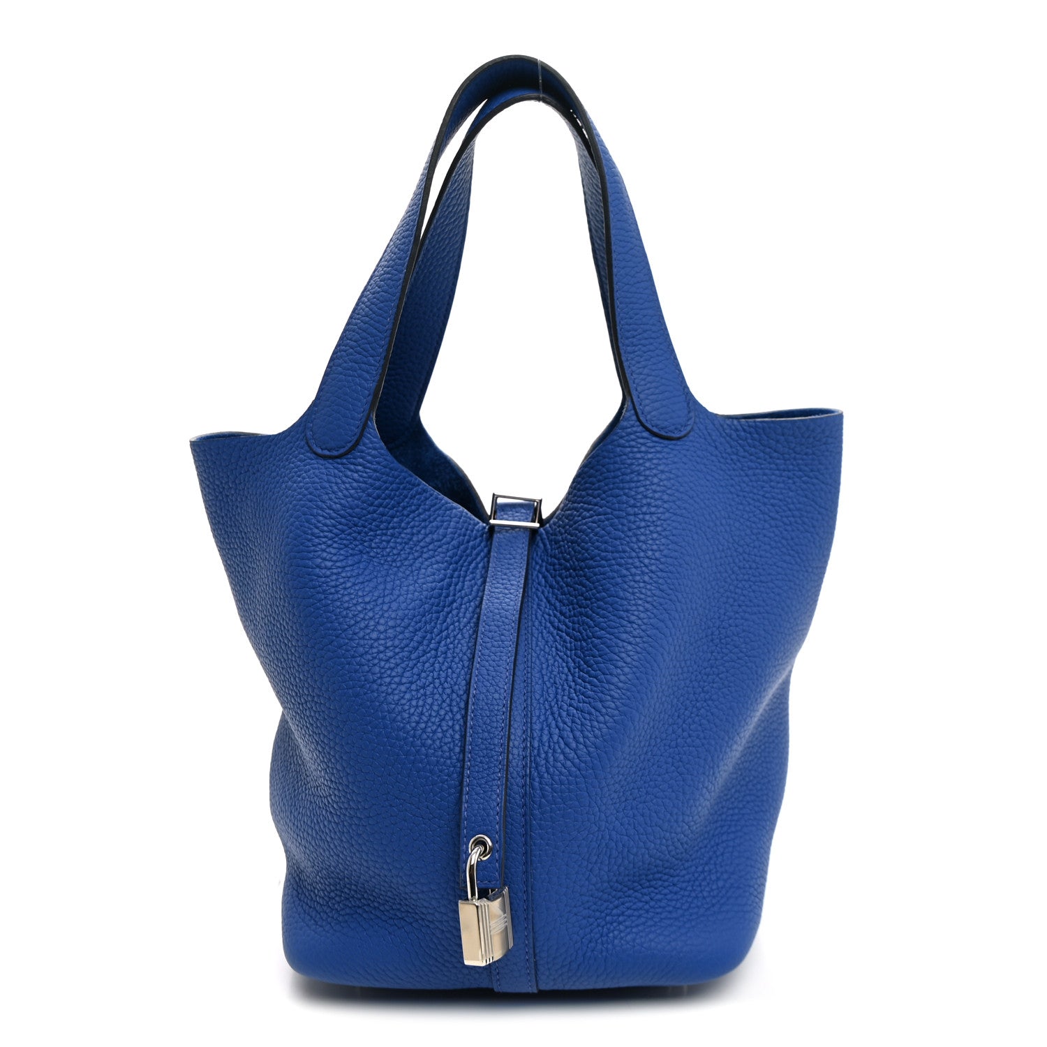 Taurillon Clemence Picotin Lock 22 MM Bleu Electrique