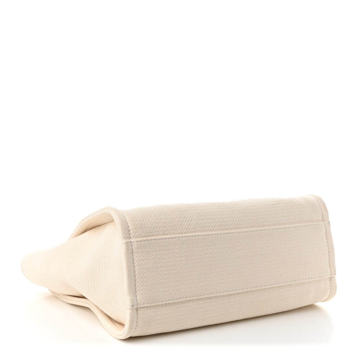 Mixed Fibers Small Deauville Tote Beige — view 5