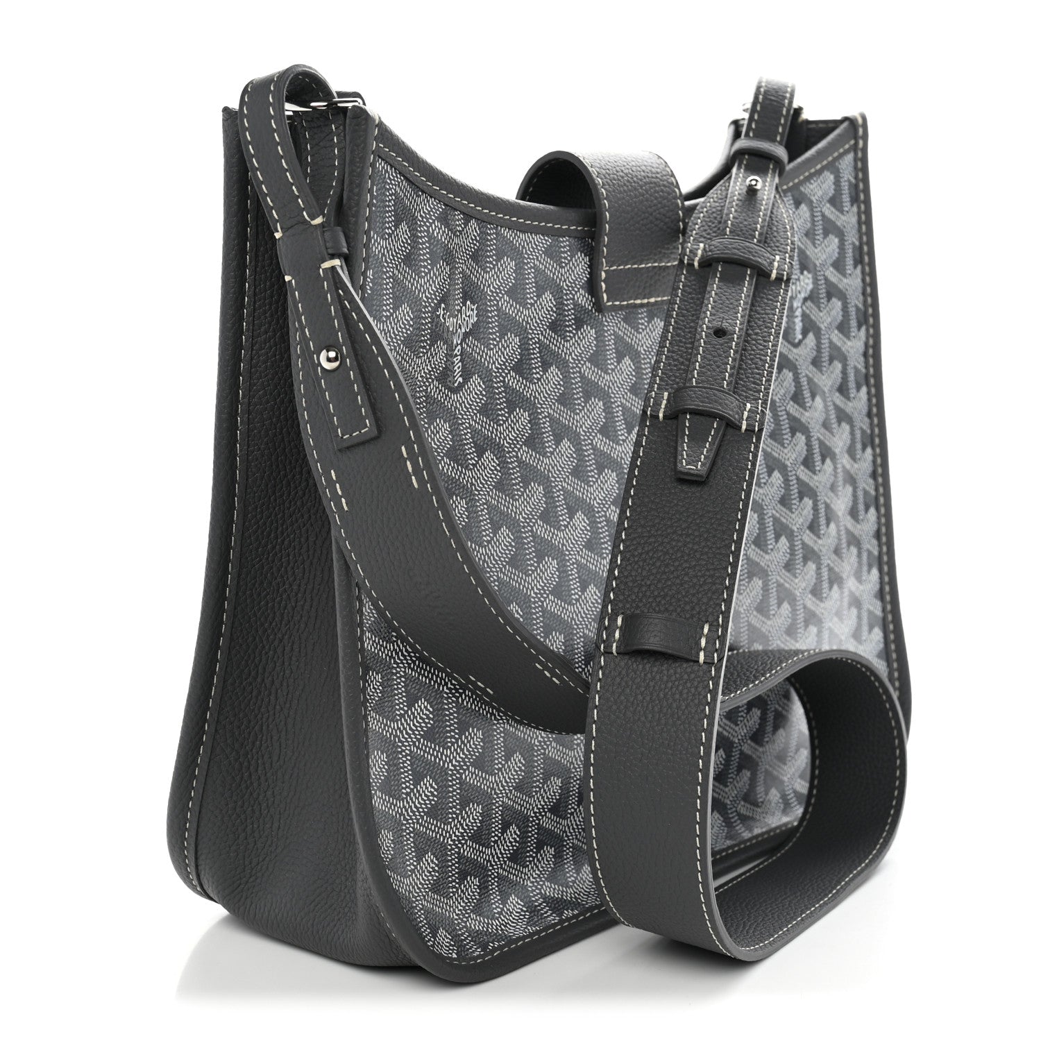 Goyardine Musette PM Bag Grey — view 3
