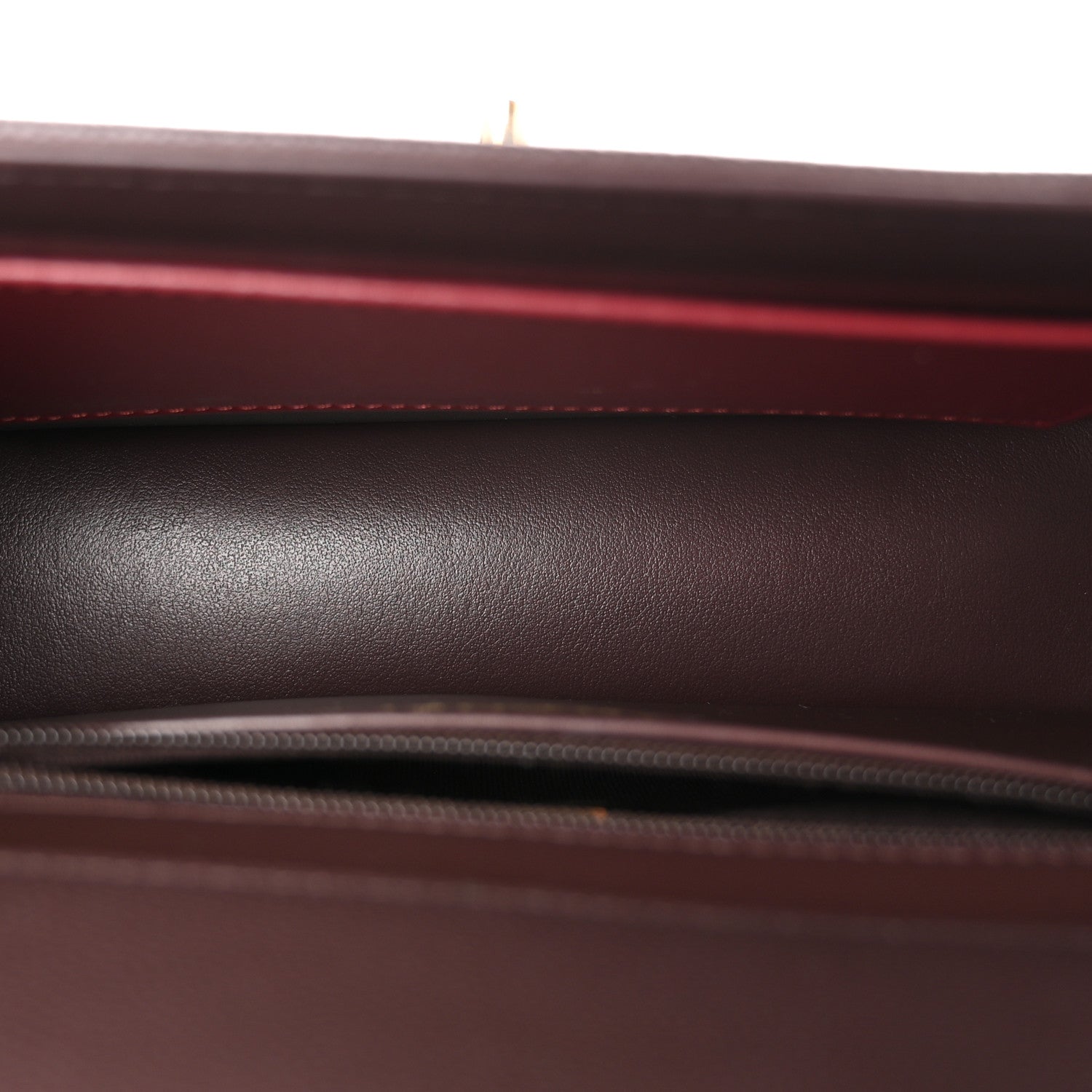 Shiny Caviar Preppy Coco Small Flap Dark Brown — view 5