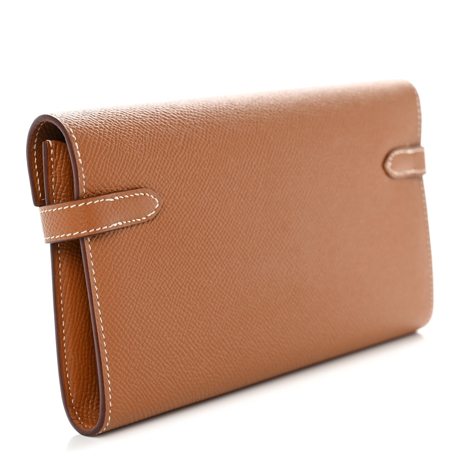 Epsom Kelly Longue Wallet Gold — view 3