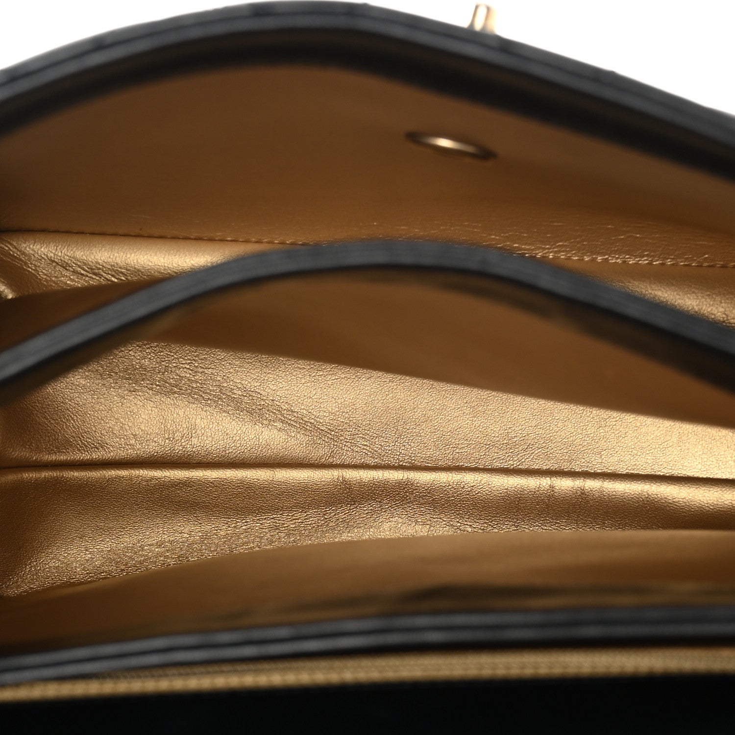 Lambskin Quilted Large Trendy Spirit Top Handle Bag Black — view 5